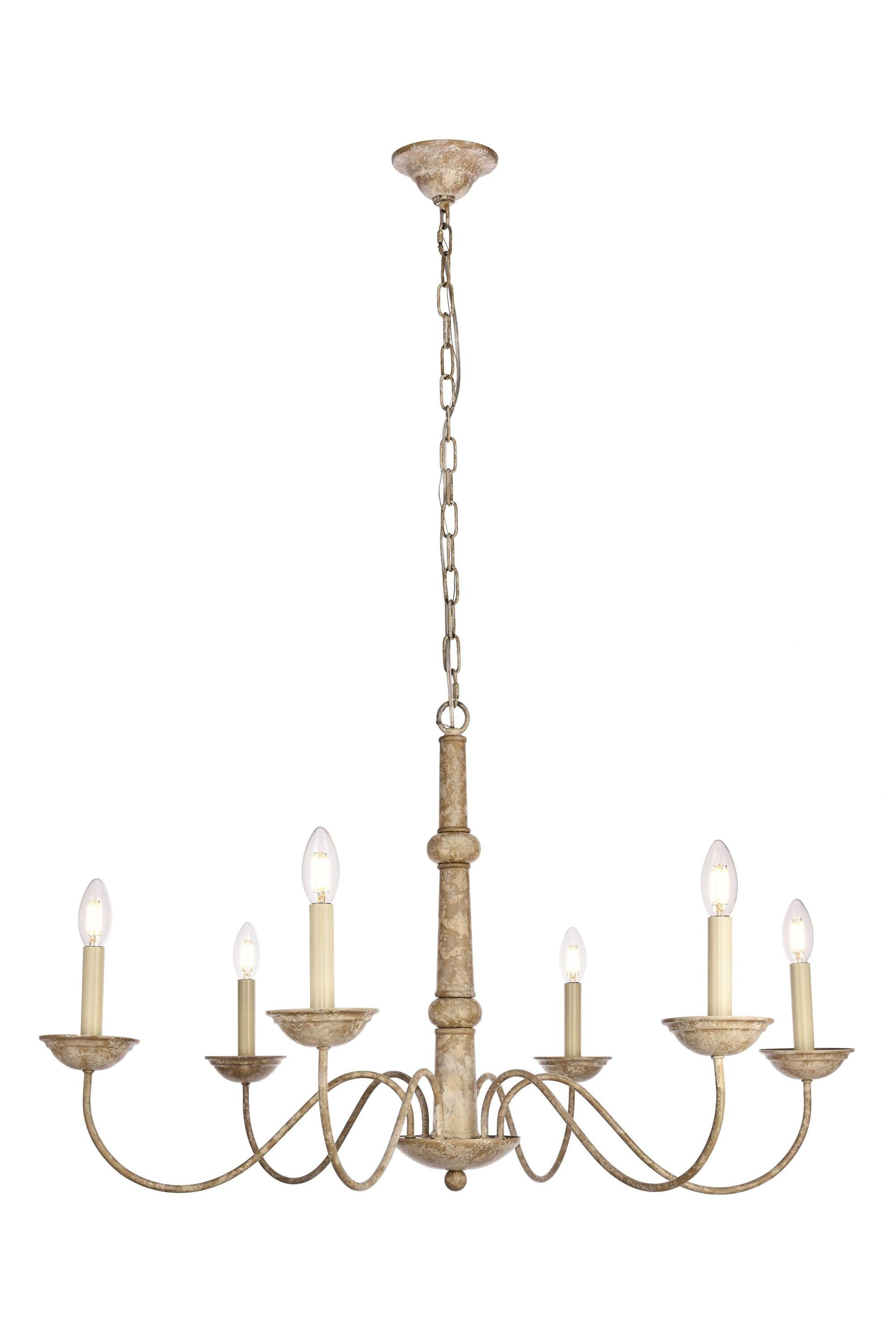 Kelly Clarkson Home Calando 6 - Light Dimmable Classic / Traditional Chandelier