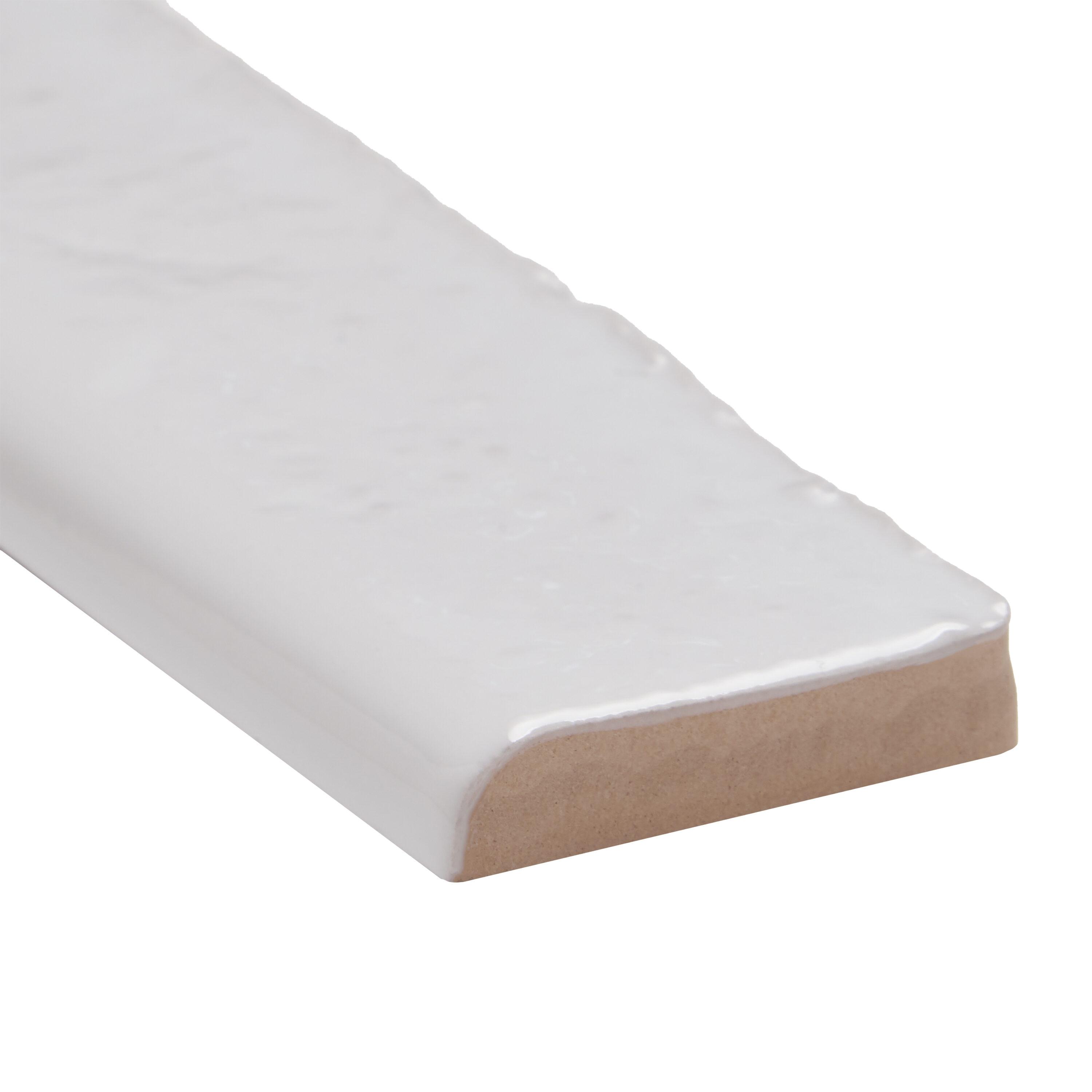 Bond Tile Virtuo 1.45" x 9.21" Ceramic Bullnose Tile Trim