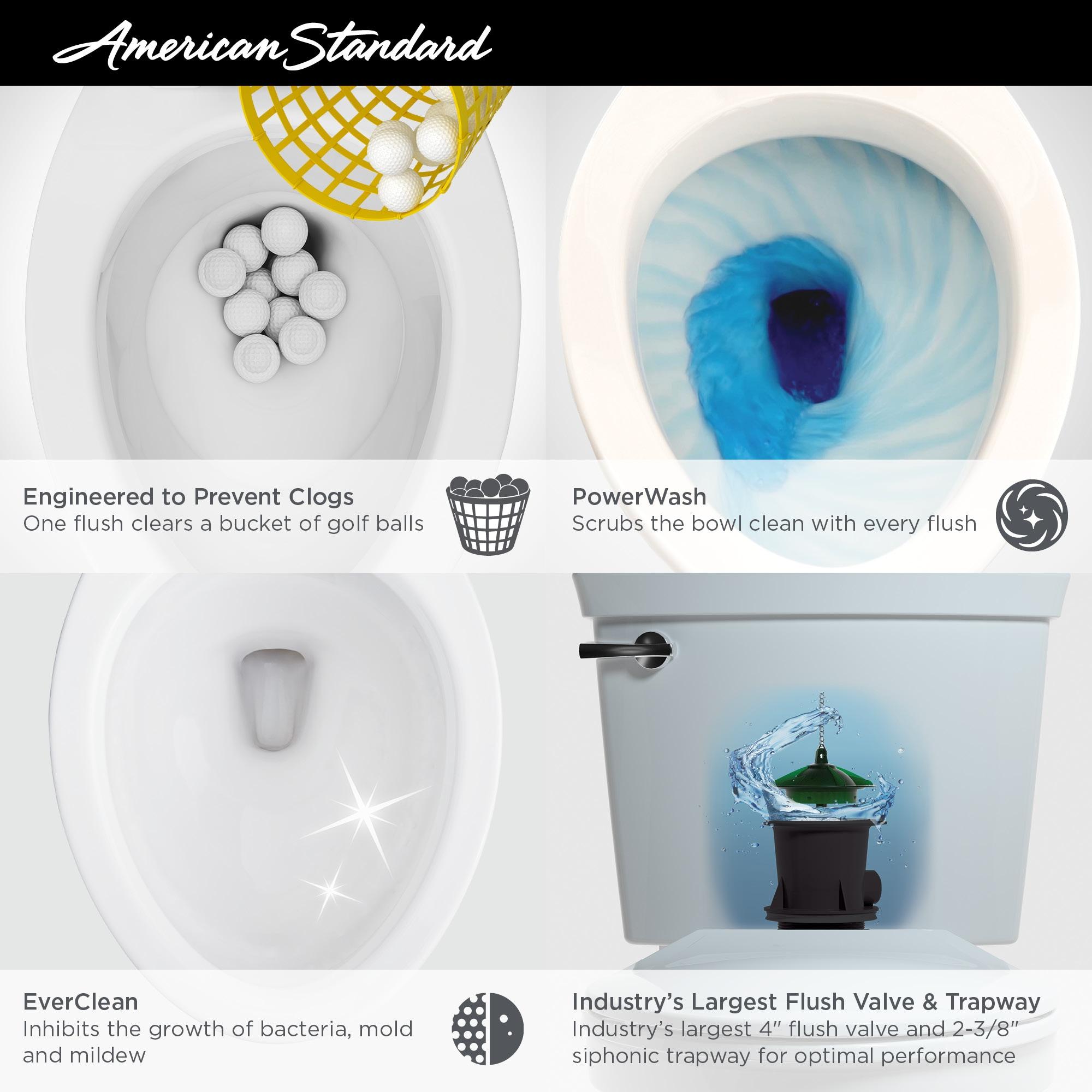 American Standard Champion 1.6 Gallons GPF Elongated Comfort Height Floor Mounted Kit (Seat Not Included)