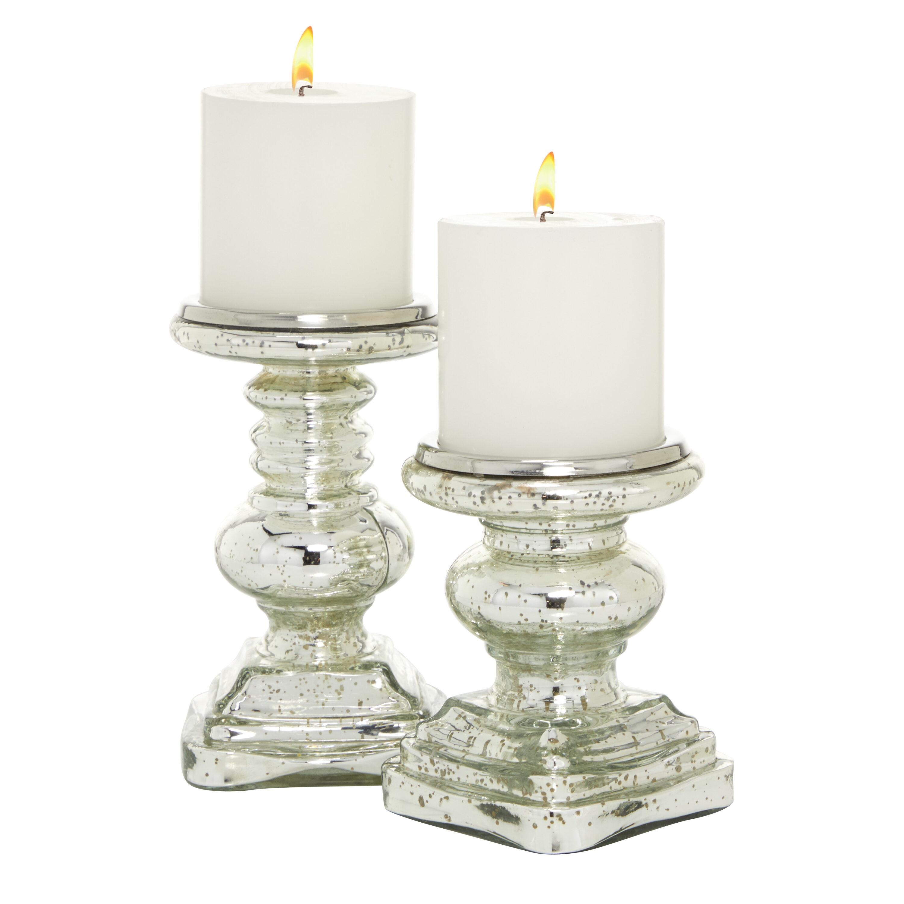 Traditional Candle Holder Set 2ct - Olivia & May
