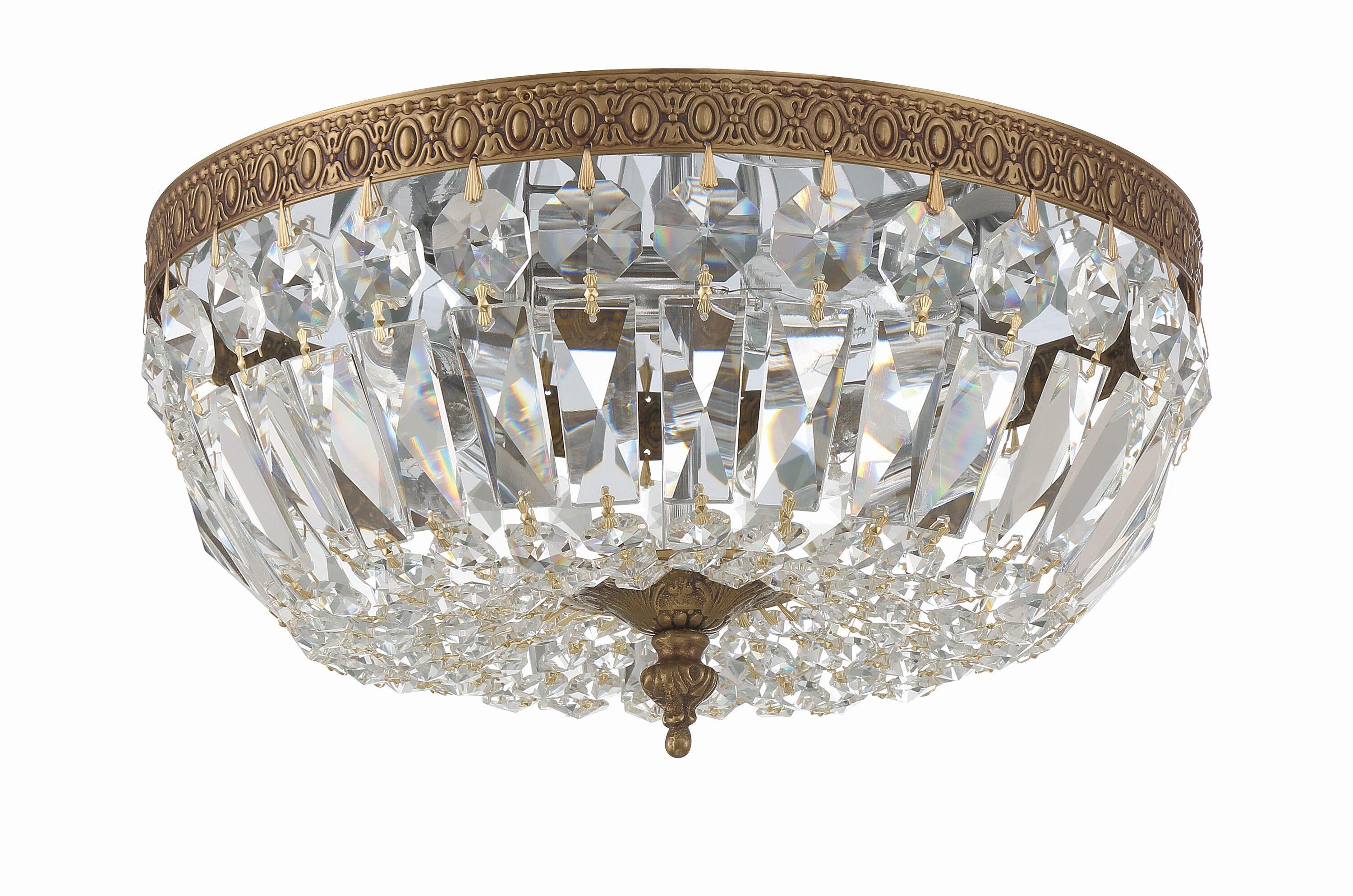 Crystorama Lighting - Three Light Ceiling Mount - Ceiling Mount - Three Light