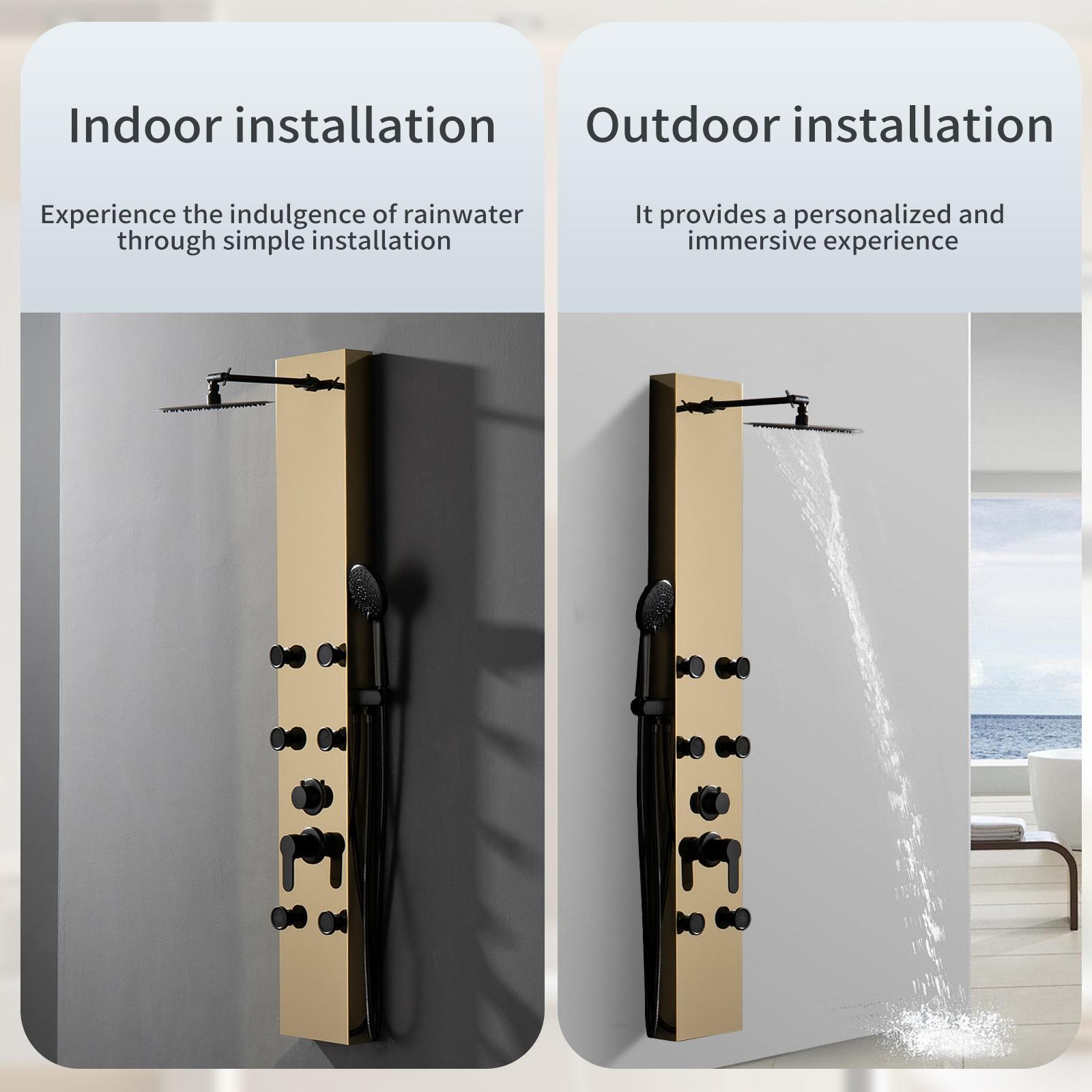 60.55'' Shower Panel with Adjustable Shower Head
