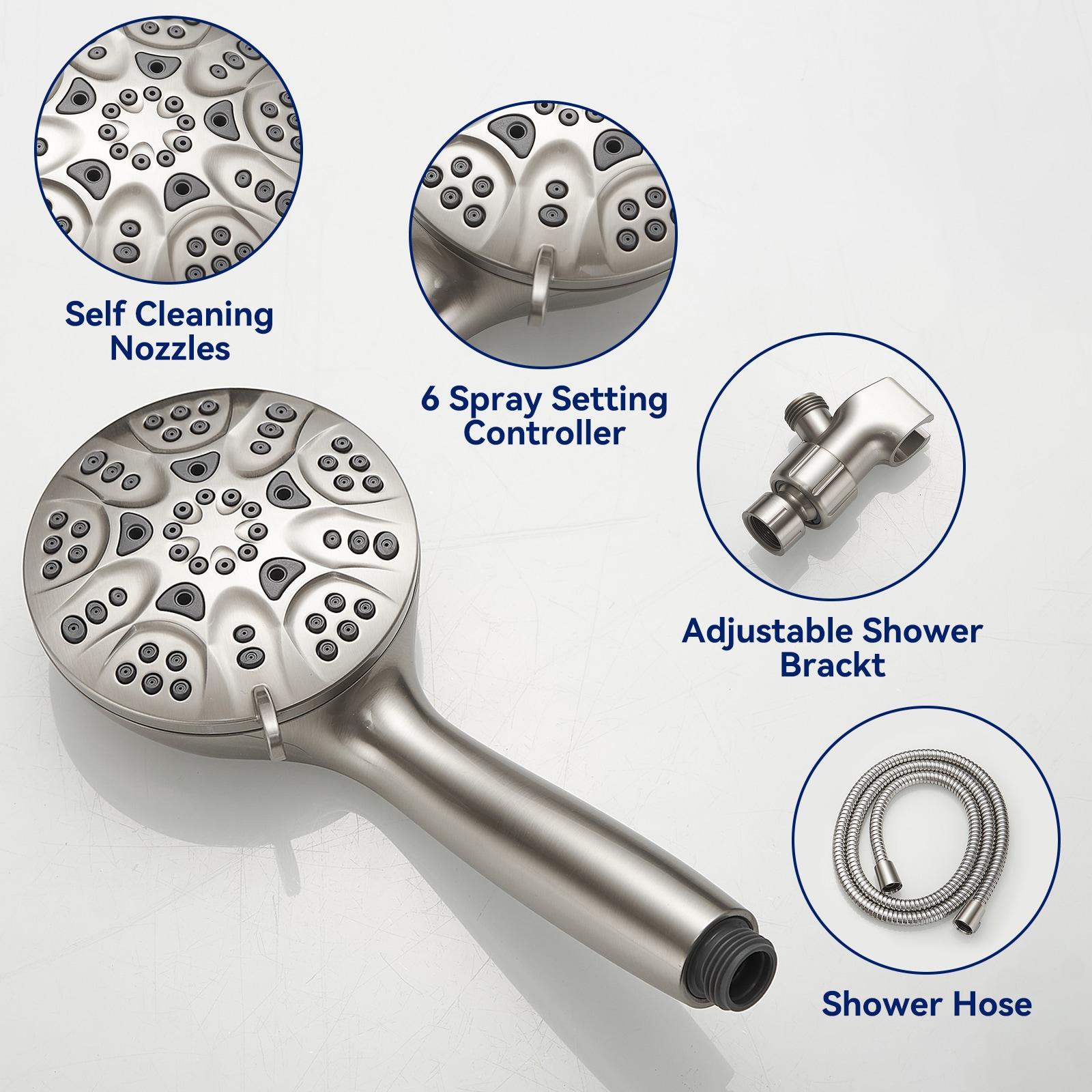 VIBRANTBATH H-7803-N Adjustable Shower Head 1.8 GPM GPM