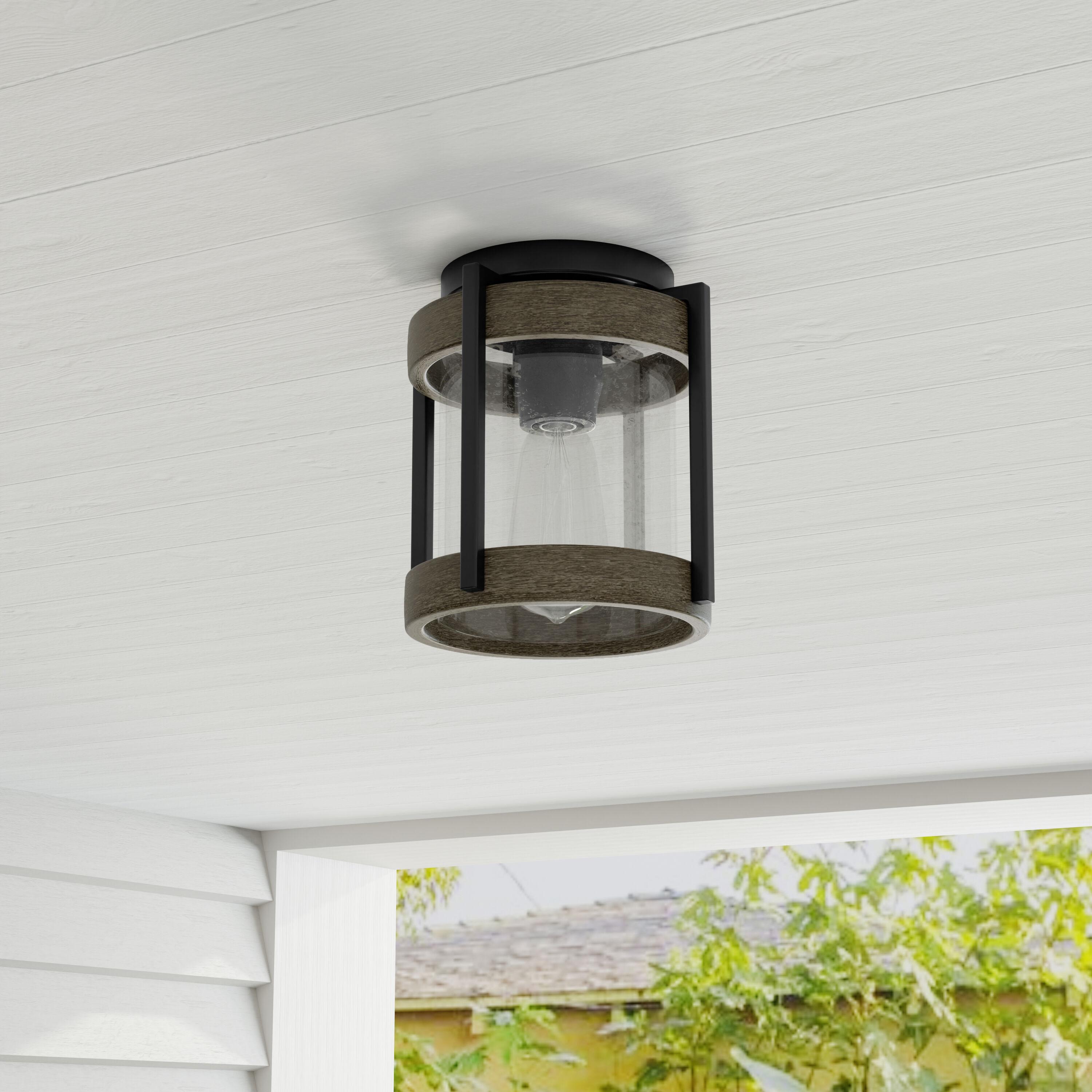 1 - Bulb Outdoor Flush Mount