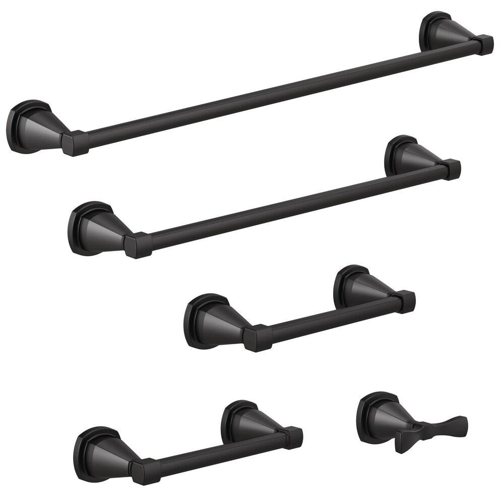 Stryke 8 in. Wall Mount Hand Towel Bar Bath Hardware Accessory