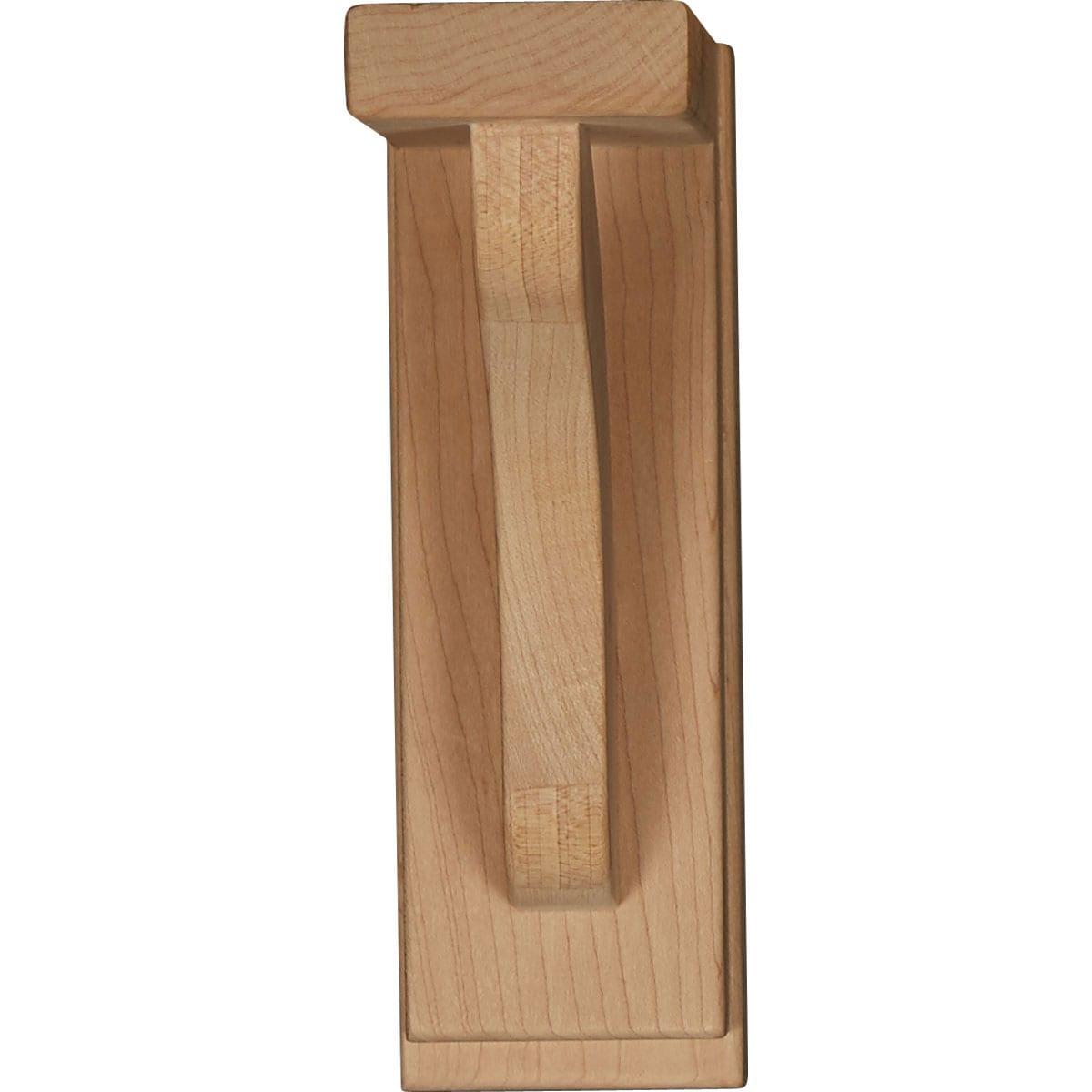 Ekena Millwork 2 1/2"W x 6 1/4"D x 7 1/2"H Reece Shelf Bracket, Rubberwood