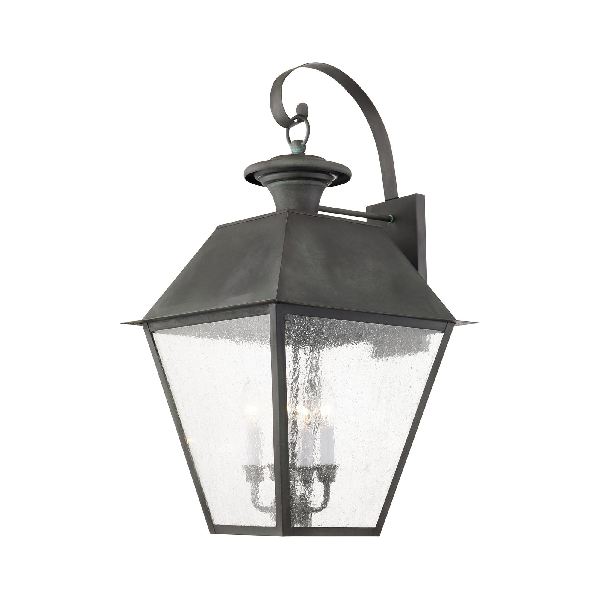 Livex Lighting Mansfield 4 - Light Wall Light in  Charcoal