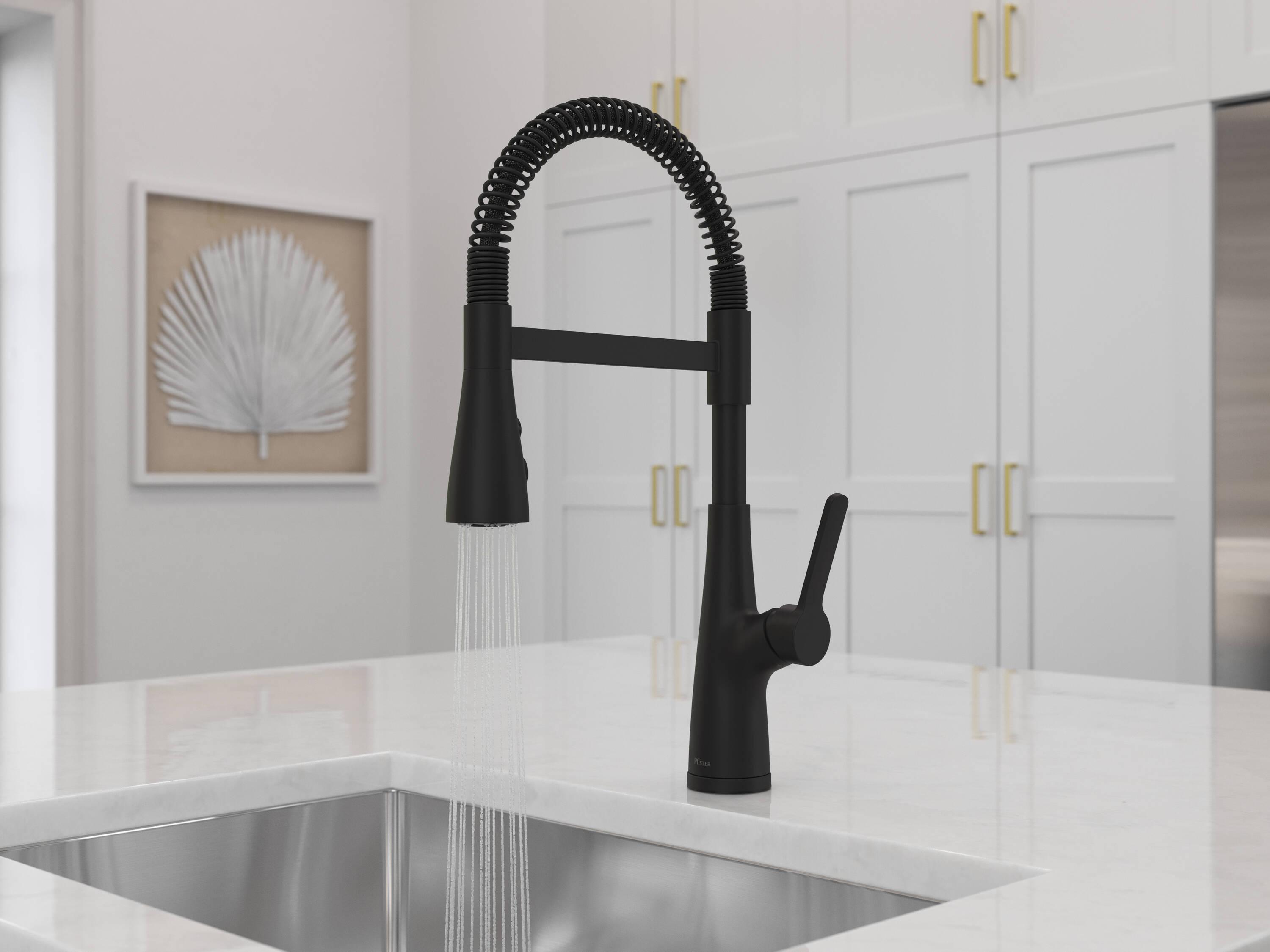 Pfister LG529NECB Neera Culinary Look Pull Down Single Handle Kitchen Faucet