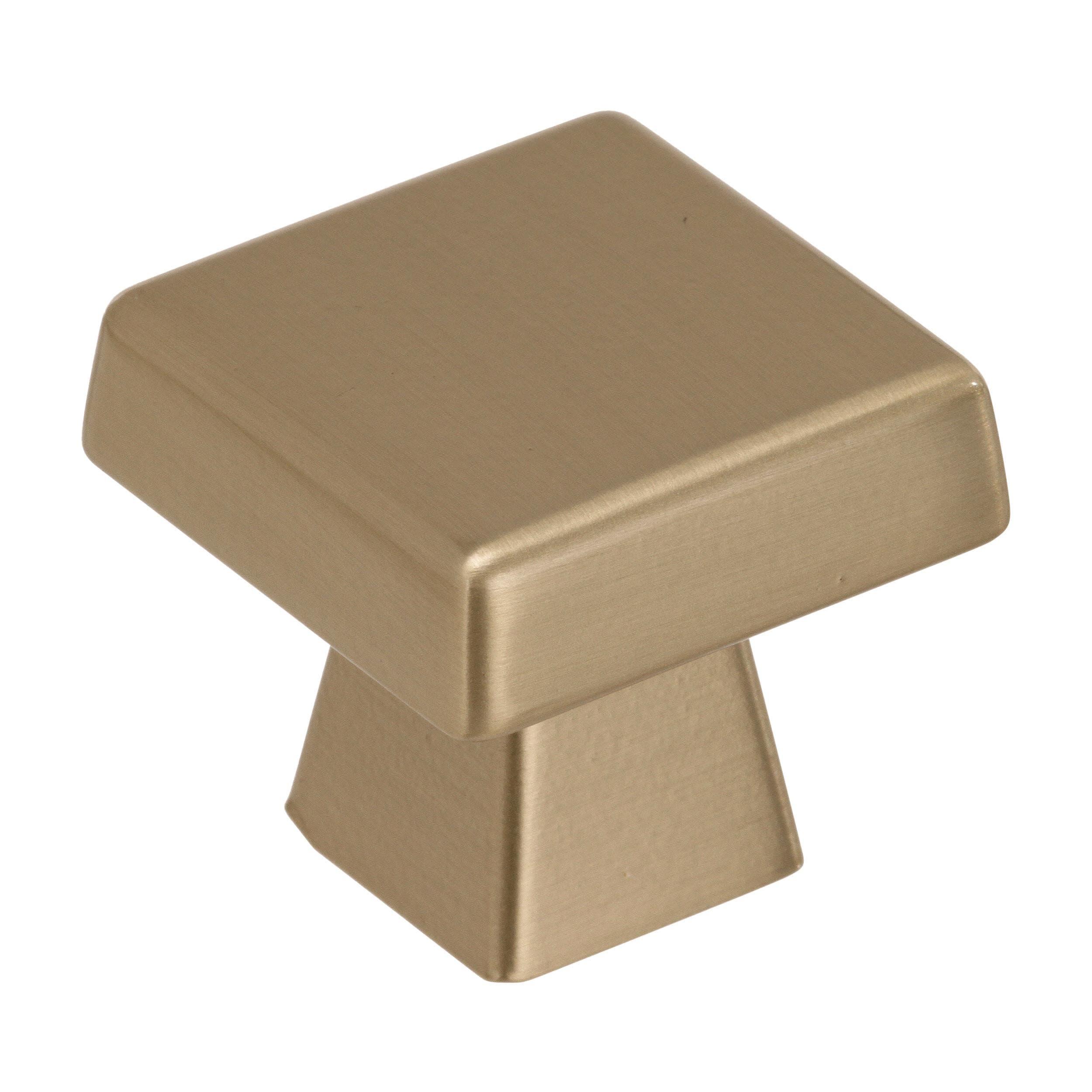 Amerock Blackrock 1-1/2 inch (38mm) Length Golden Champagne Cabinet Knob