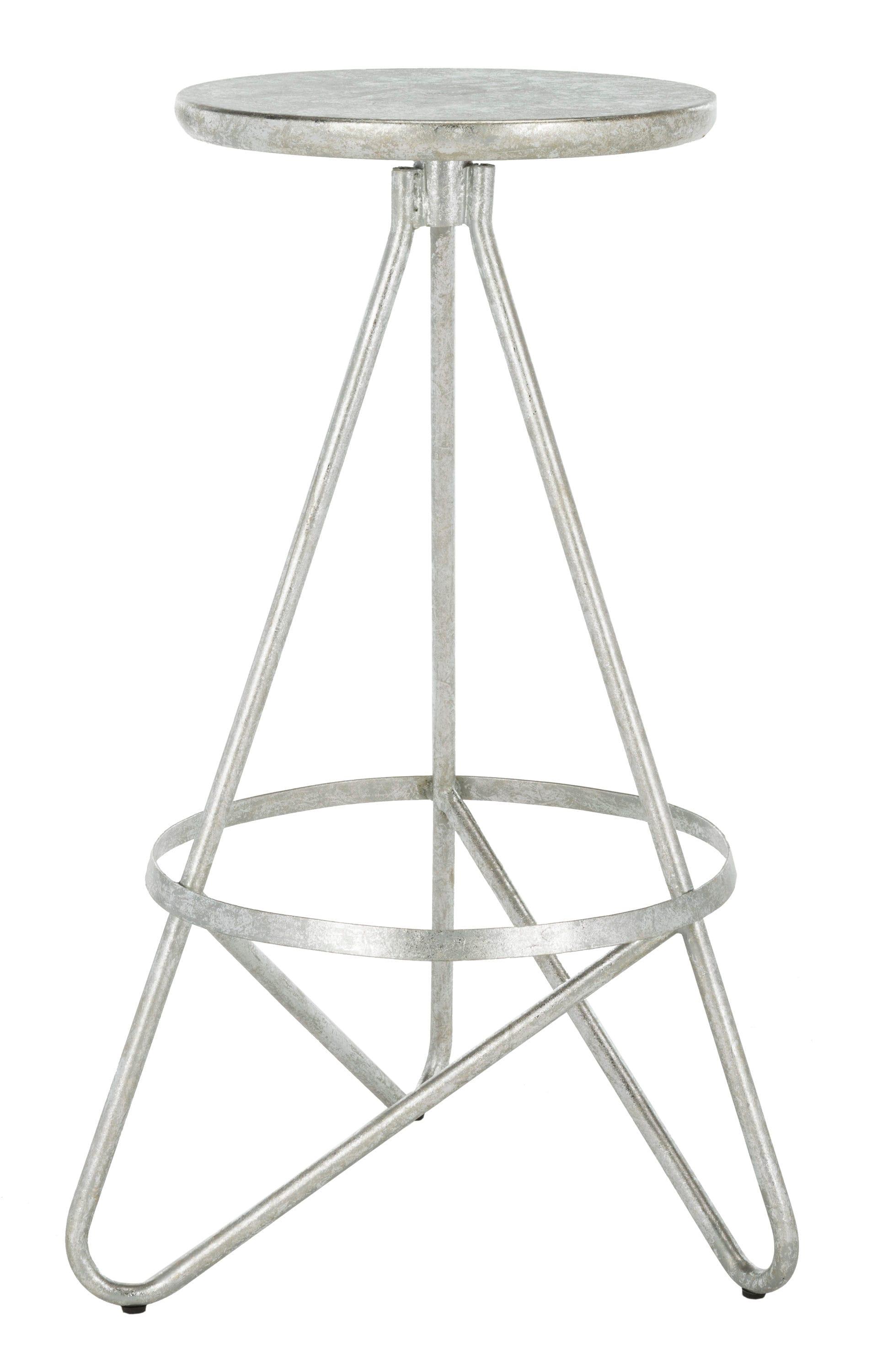 Galexia Bar Stool - BST3200 - Silver/Leaf - Safavieh