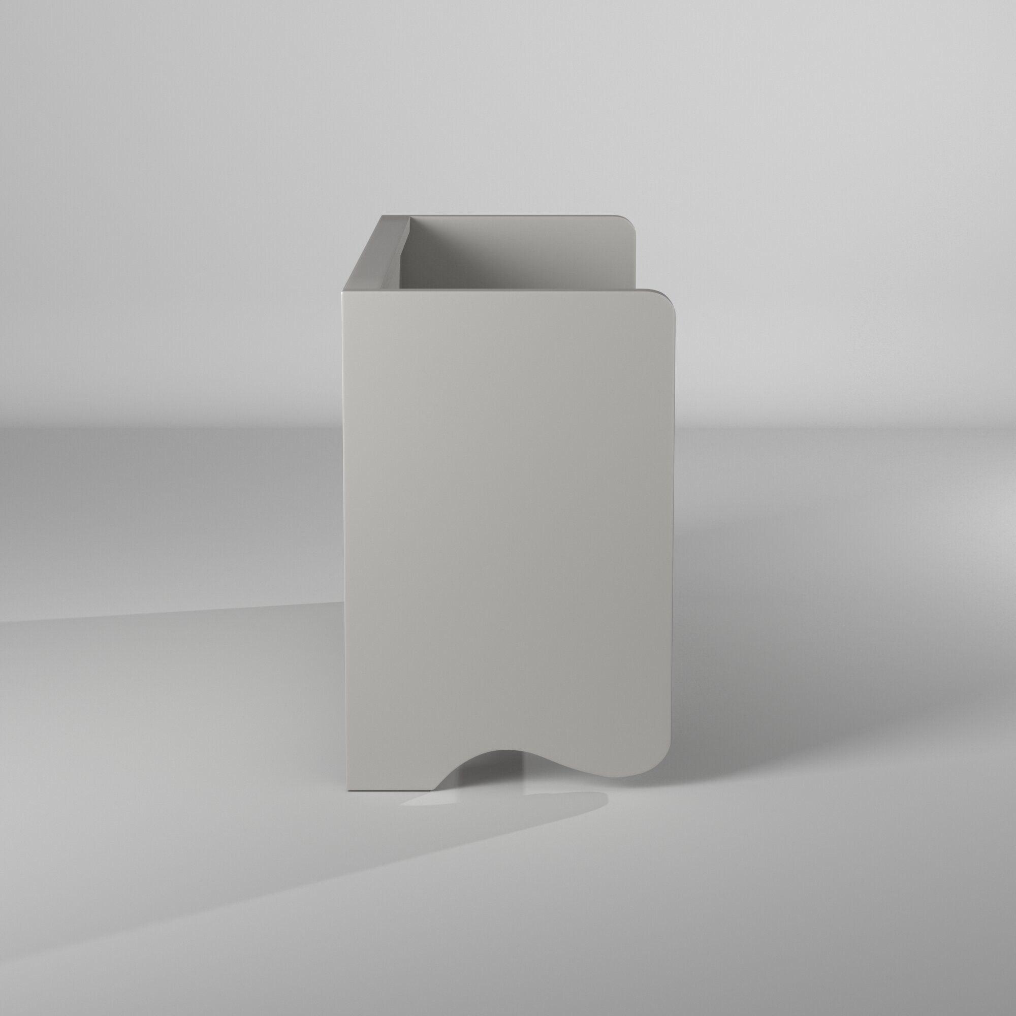 Decorative Wall Cabinet Gray 25" - Alaterre Furniture