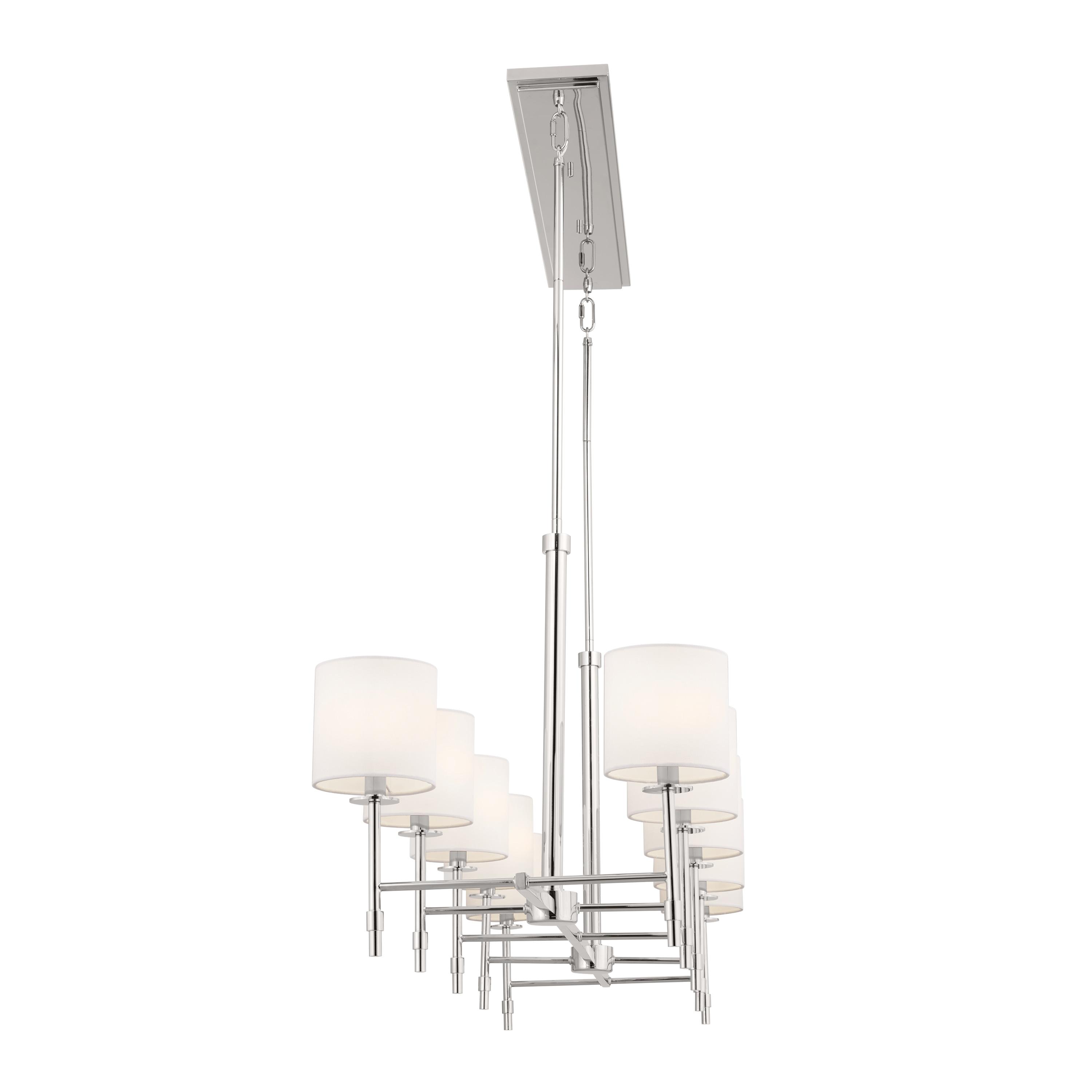 Kichler Lighting Ali 10 - Light Chandelier in  Polished Nickel