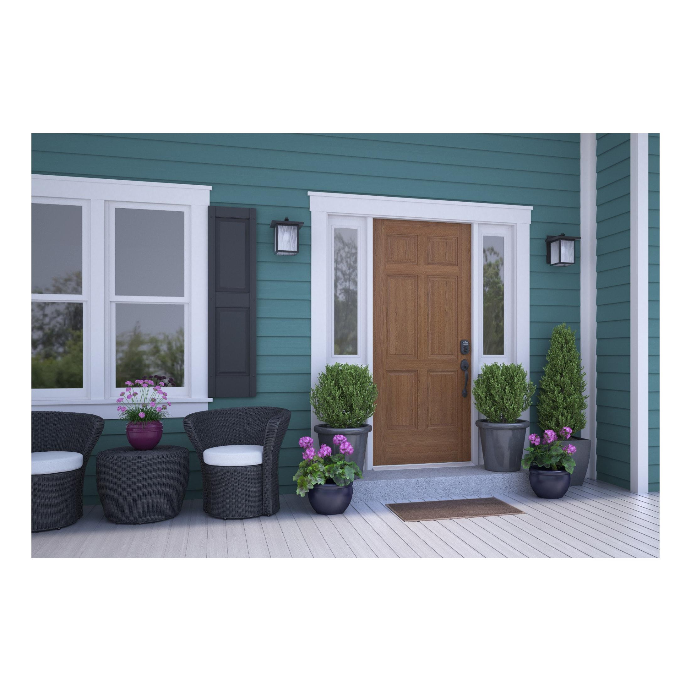 Schlage BE365 PLY 622 Keypad Electronic Deadbolt, Matte Black