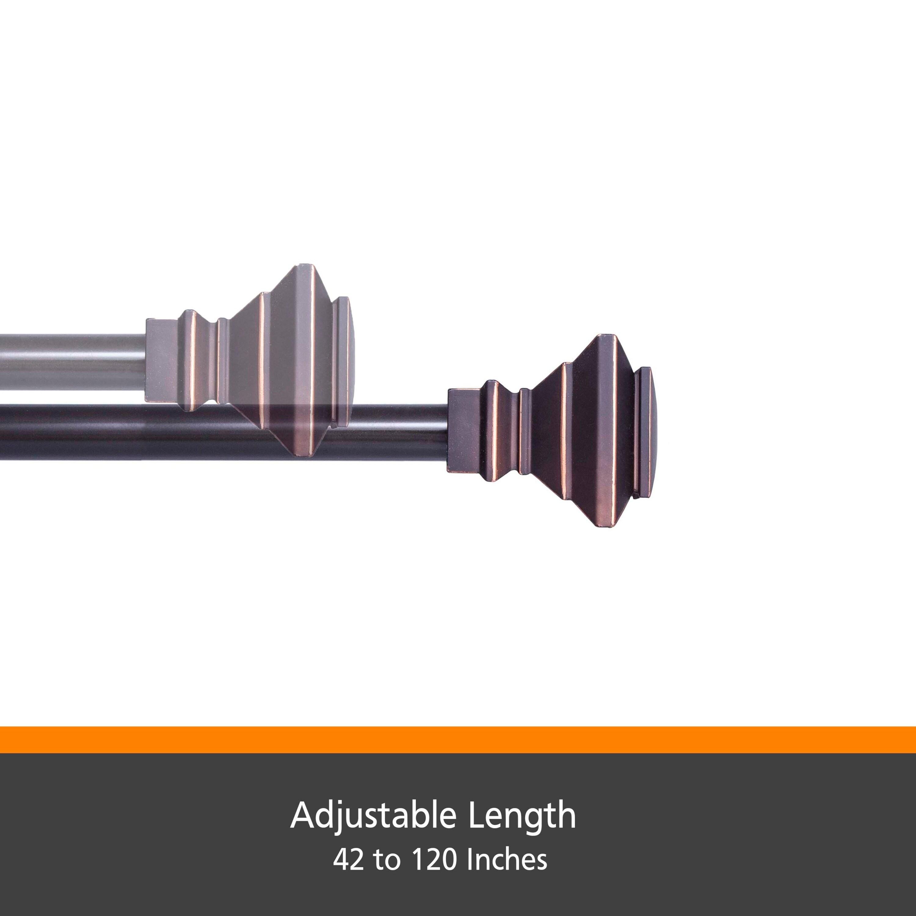 Steel Adjustable Single Curtain Rod