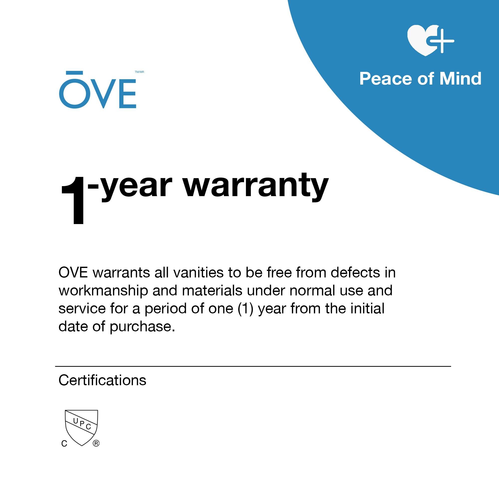 Ove Decors OVE Decors Salisbury 72 in. Double Sink Bathroom Vanity in Pure White