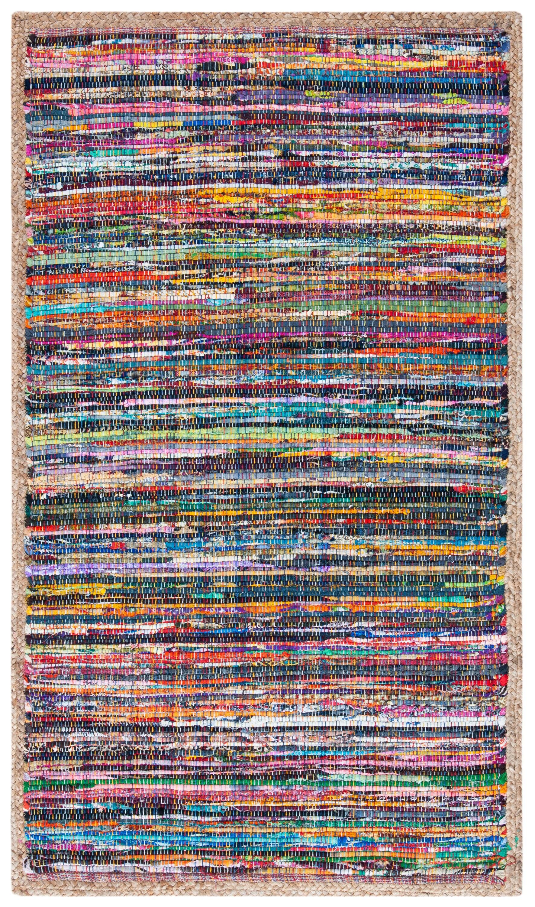 Montauk MTK960 Hand Woven Area Rug - Multi/Natural - 3'x5' - Safavieh.