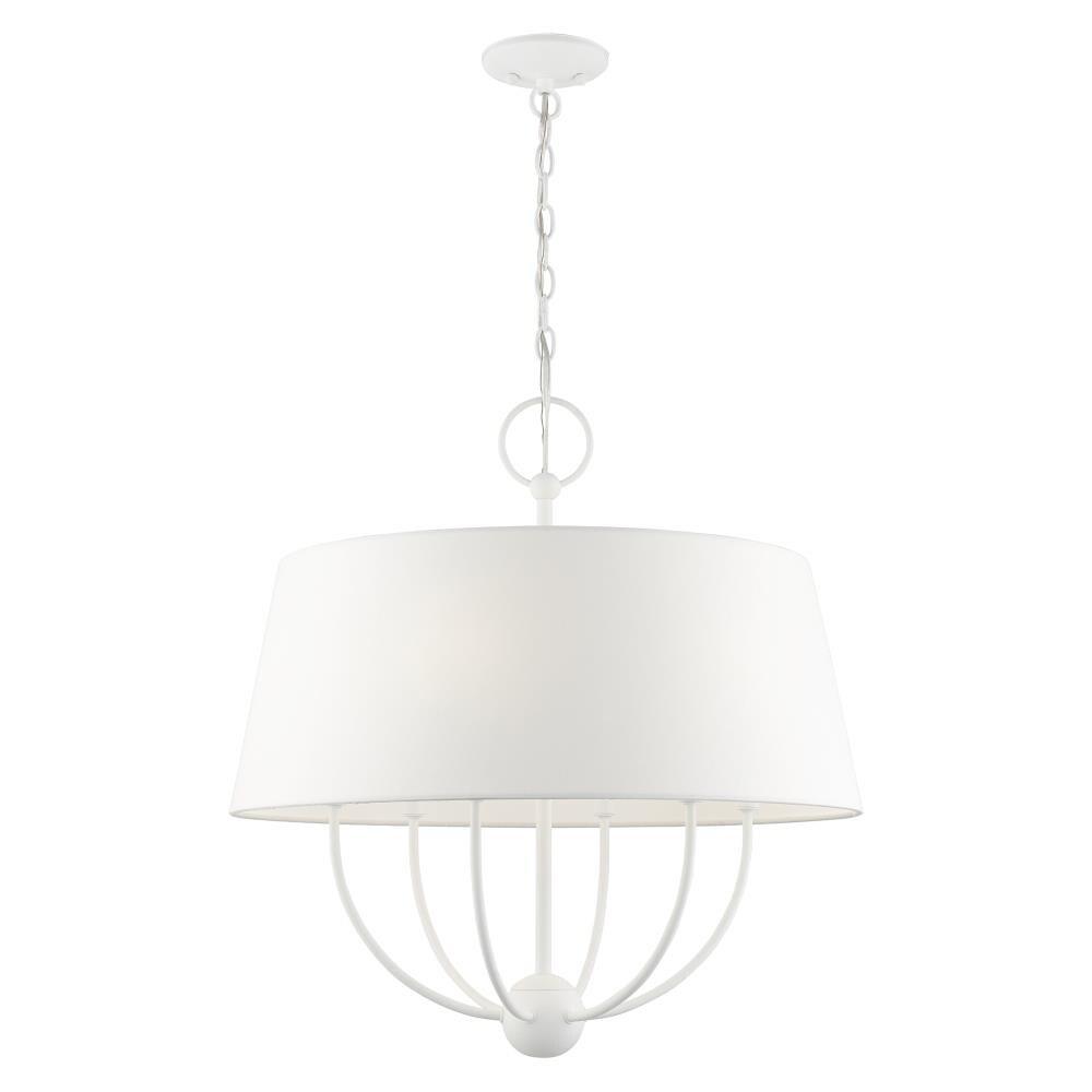 Livex Lighting Ridgecrest 6 - Light Pendant in  White