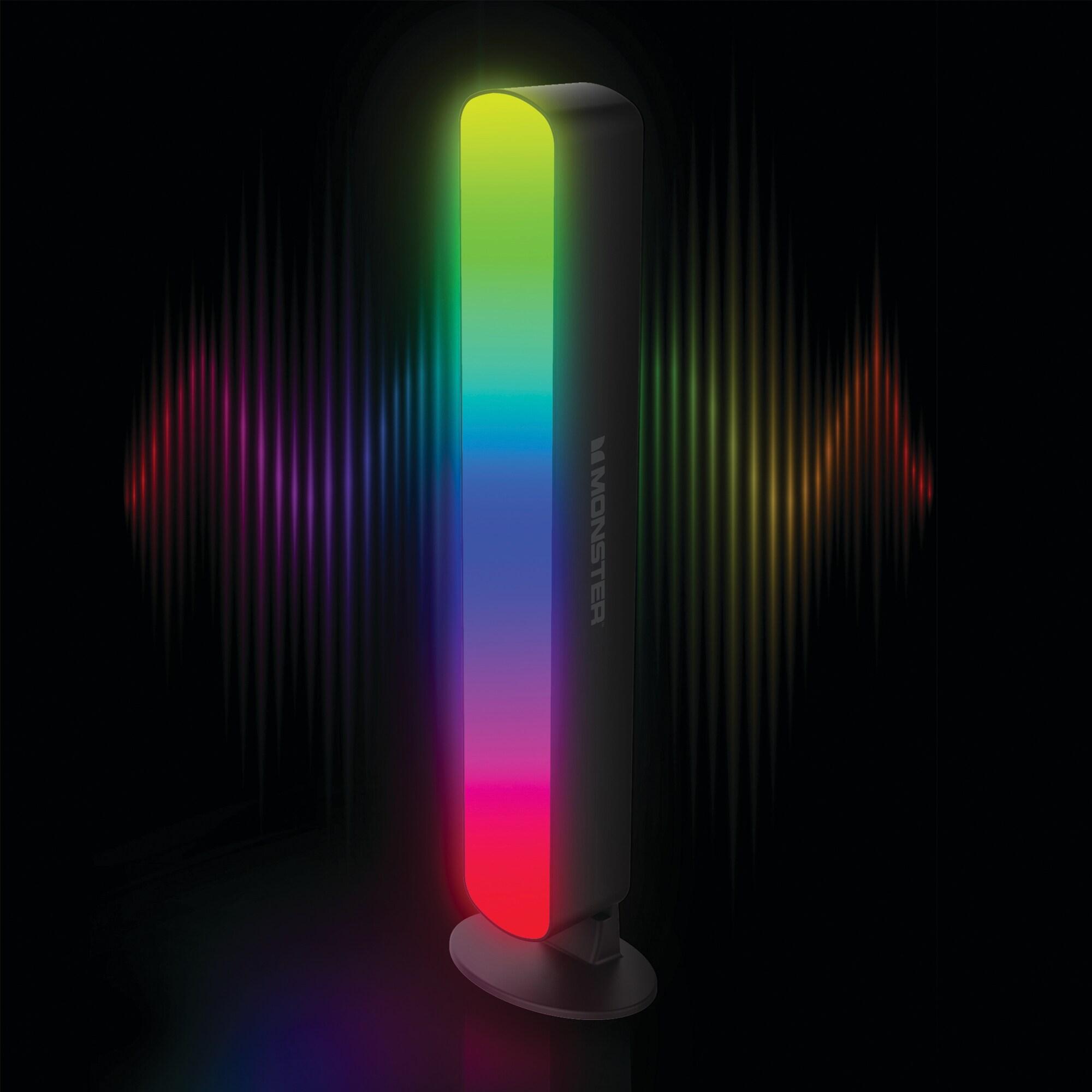 Monster LED Smart Wi-Fi Color Flow Light Bar, Customizable Color, All Occasion Strip Lights
