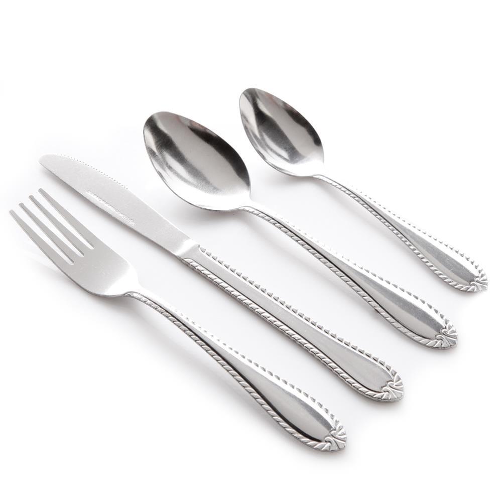 Gibson Home Wilmington 24 Piece Flatware Set, Service for 6