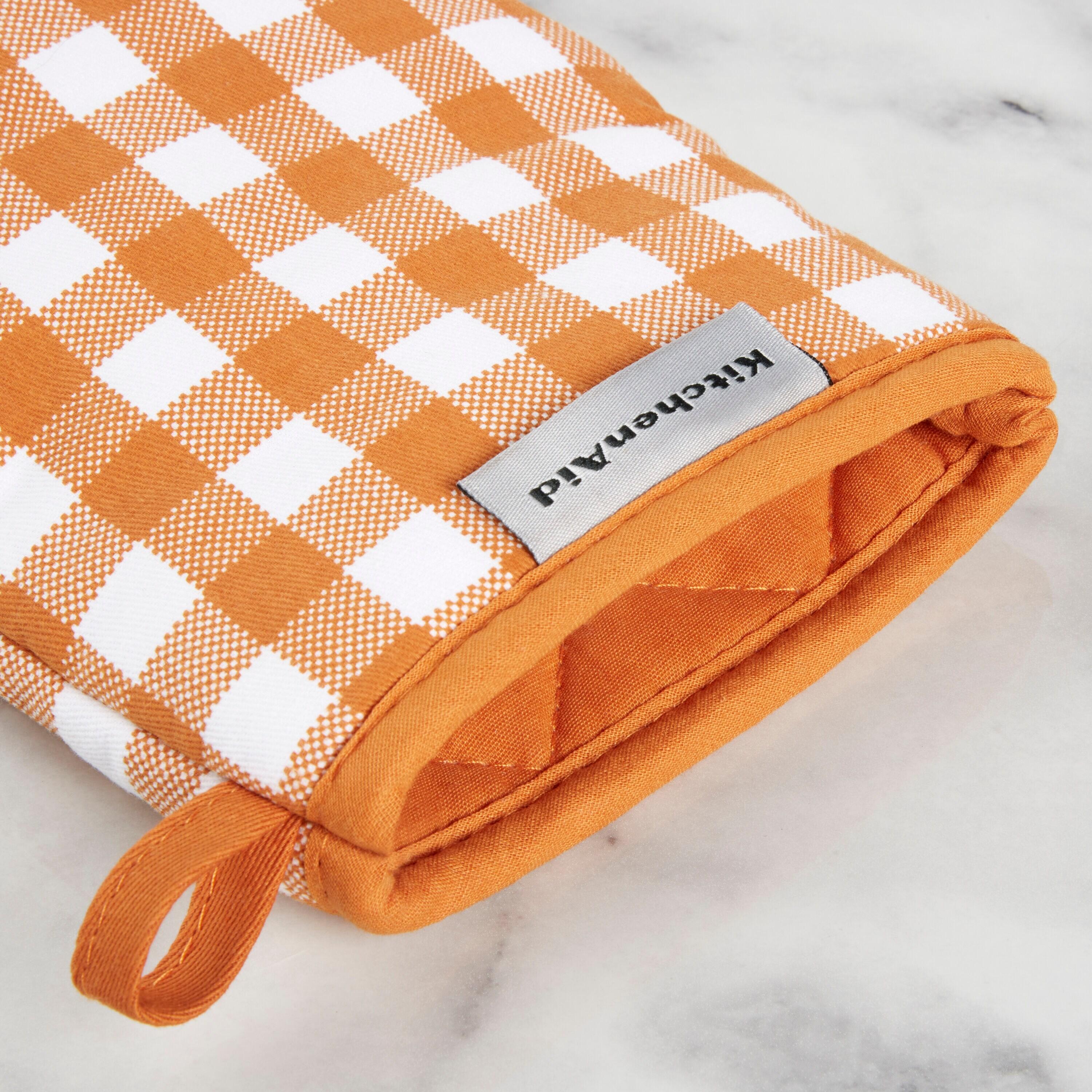 KitchenAid Gingham Mini Oven Mitt 2-Pack Set (Set of 2)