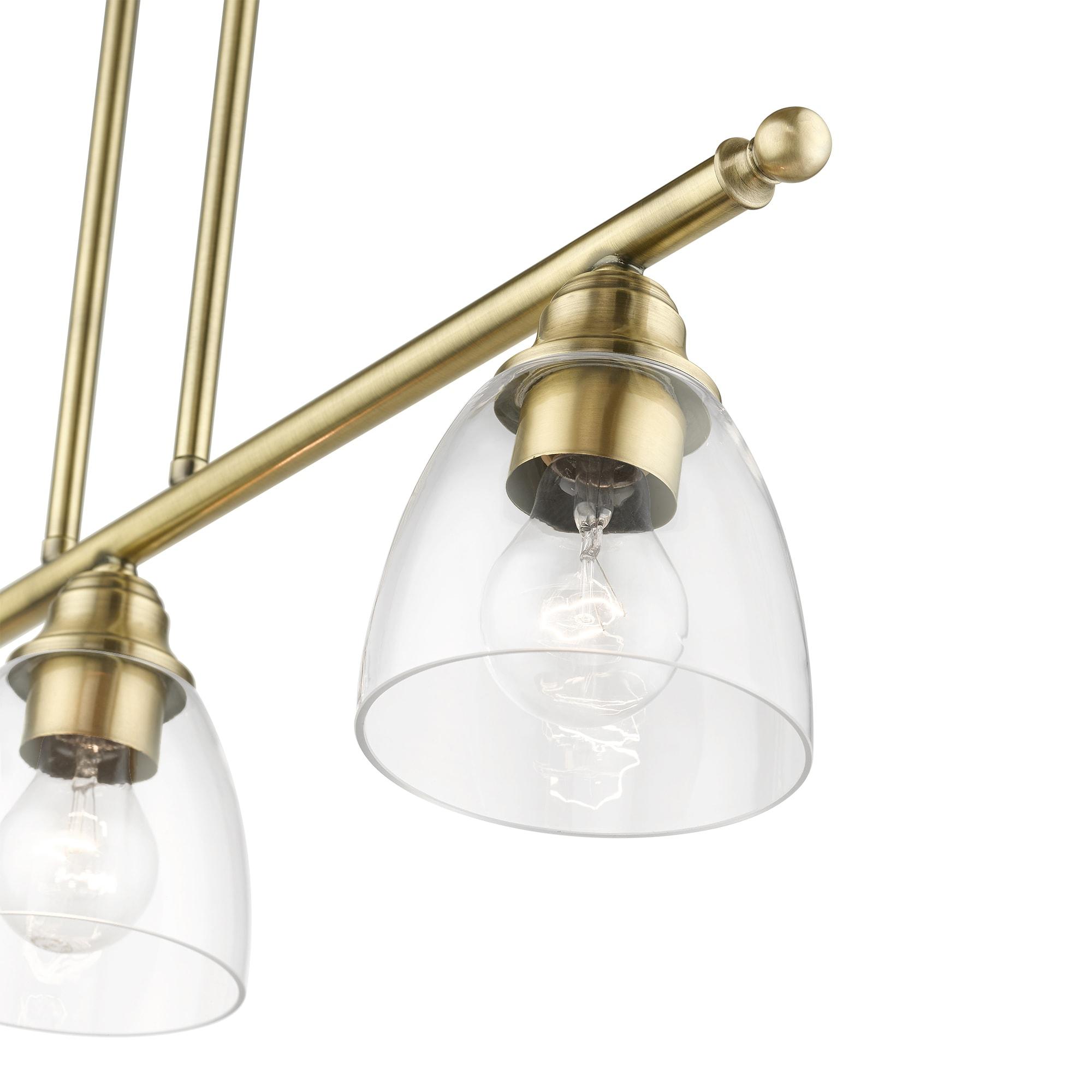 Livex Lighting Montgomery 3 - Light Chandelier in  Antique Brass