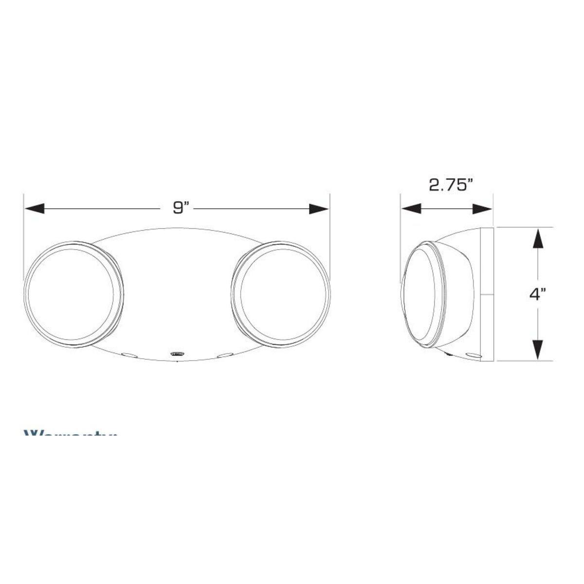 Thermoplastic LED 1W Emergency Light