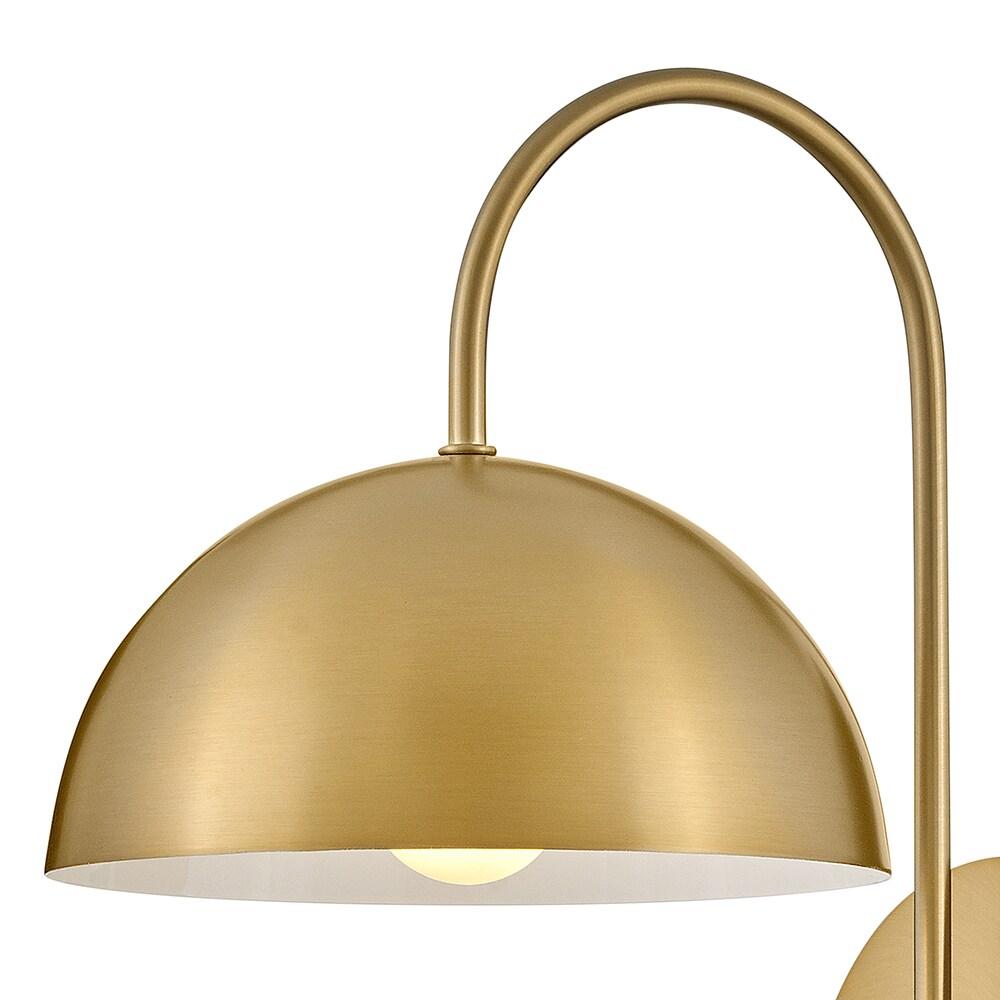 Lark Lou 1 - Light Sconce in  Lacquered Brass