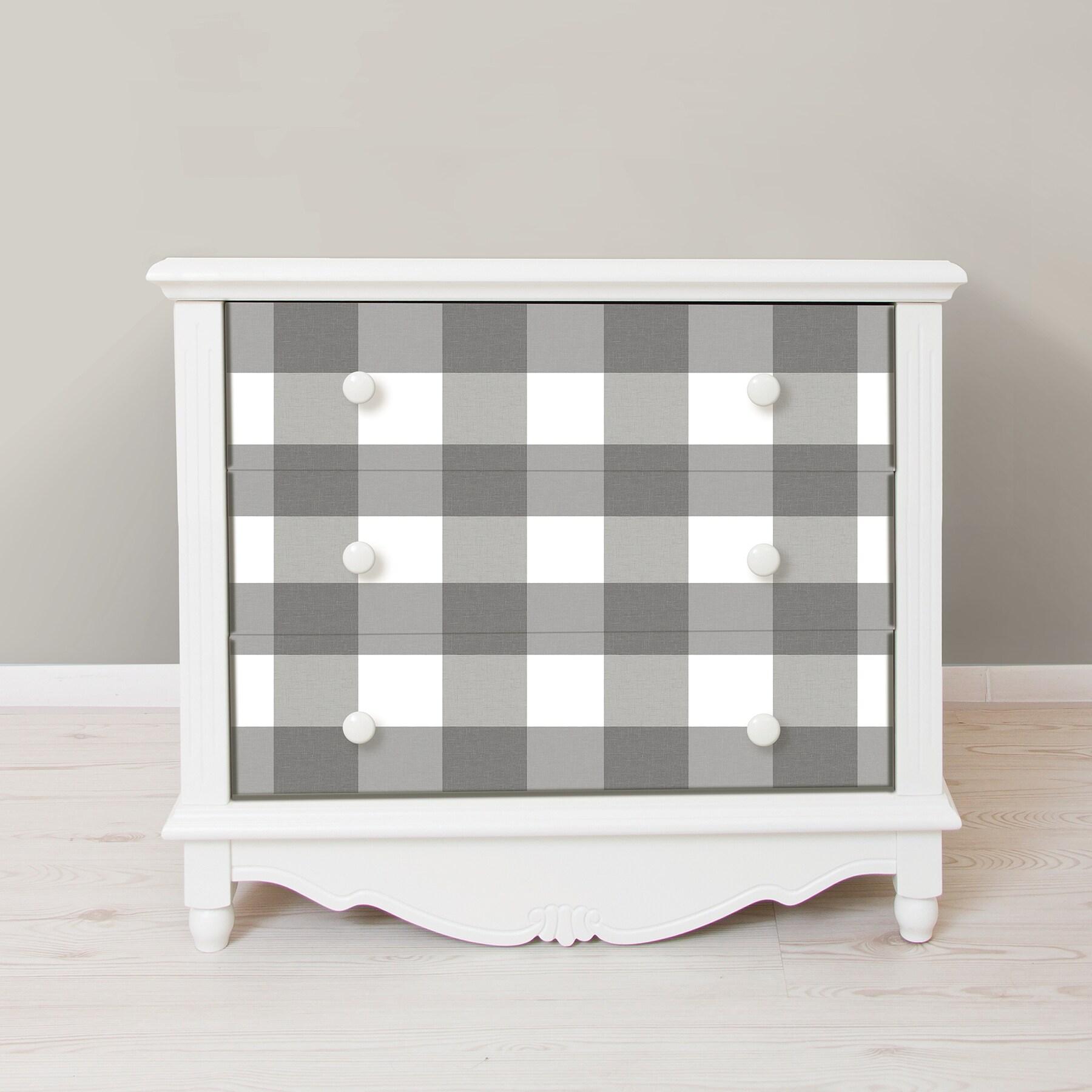 InHome Homestead Plaid Peel & Stick Wallpaper, 198-in by 20.5-in