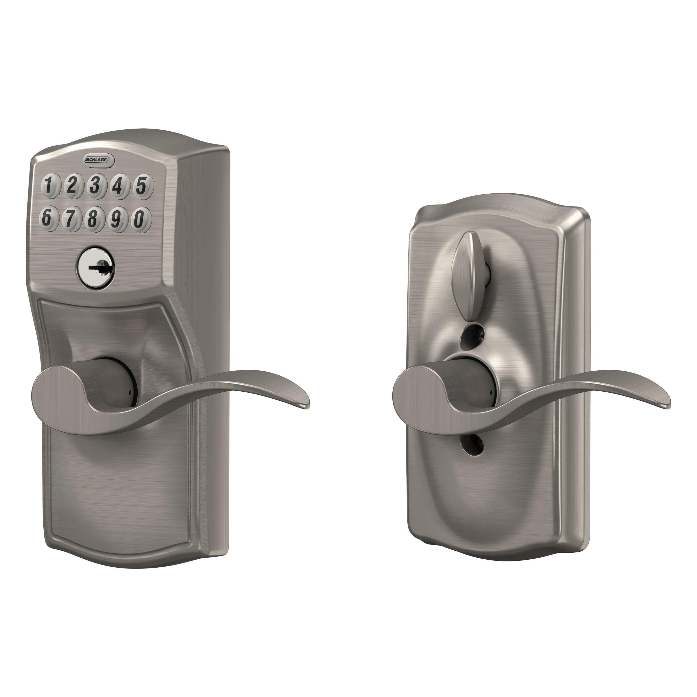 Schlage Fe595-Cam-Acc Camelot Keypad Entry - Nickel