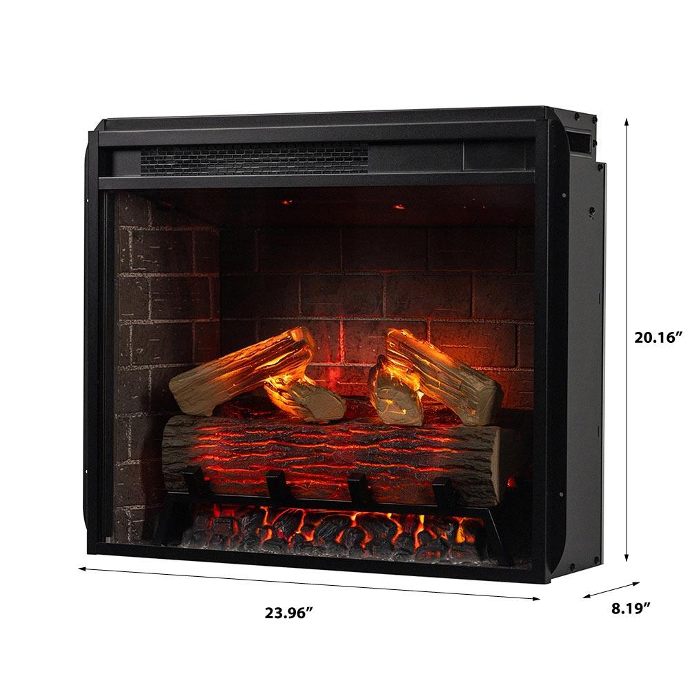 Modern Ember Uptown Smart Electric Fireplace Insert - Works with Alexa/Google Assistant