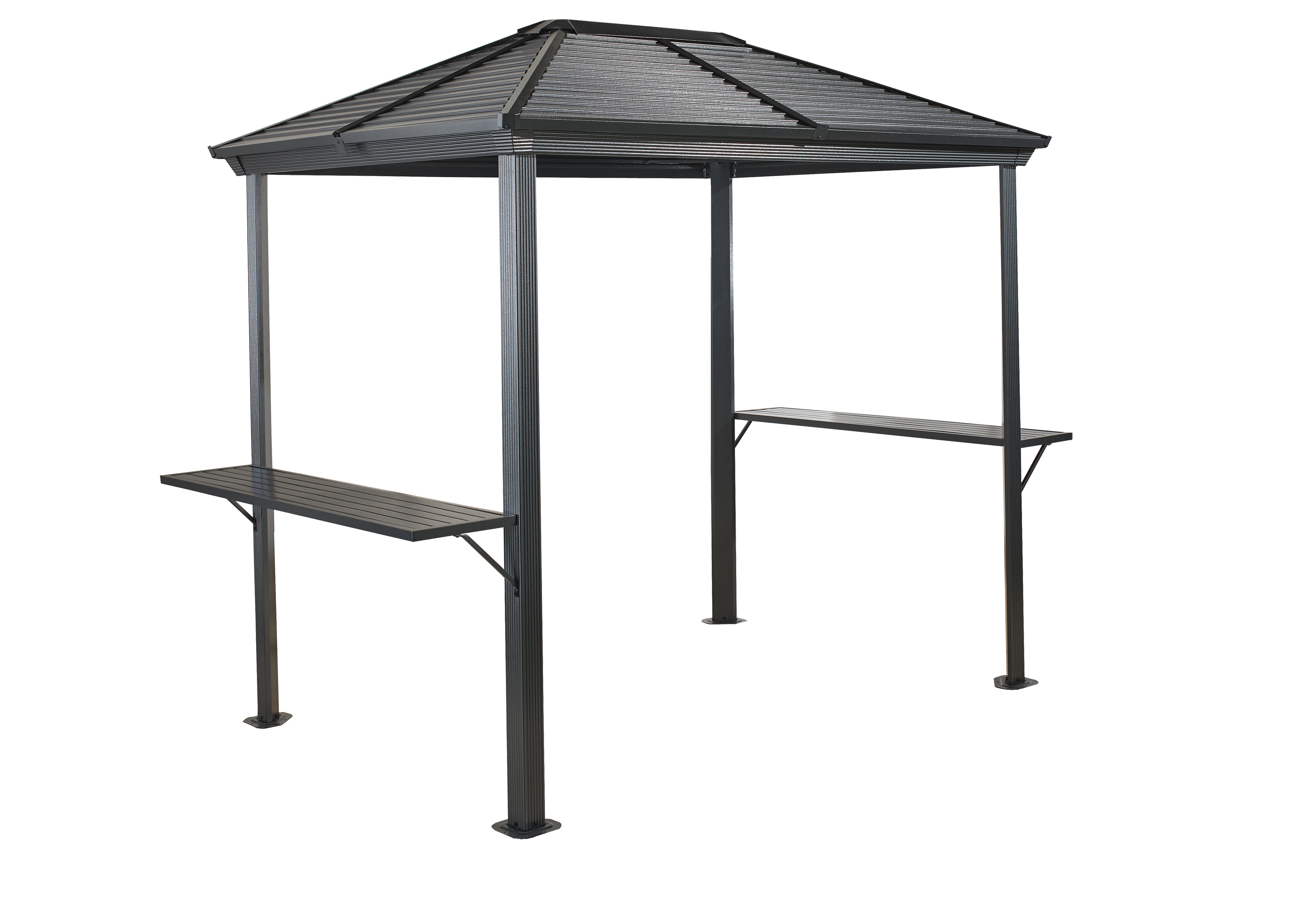 Ventura 7 Ft. W x 5.5 Ft. D Metal Grill Gazebo