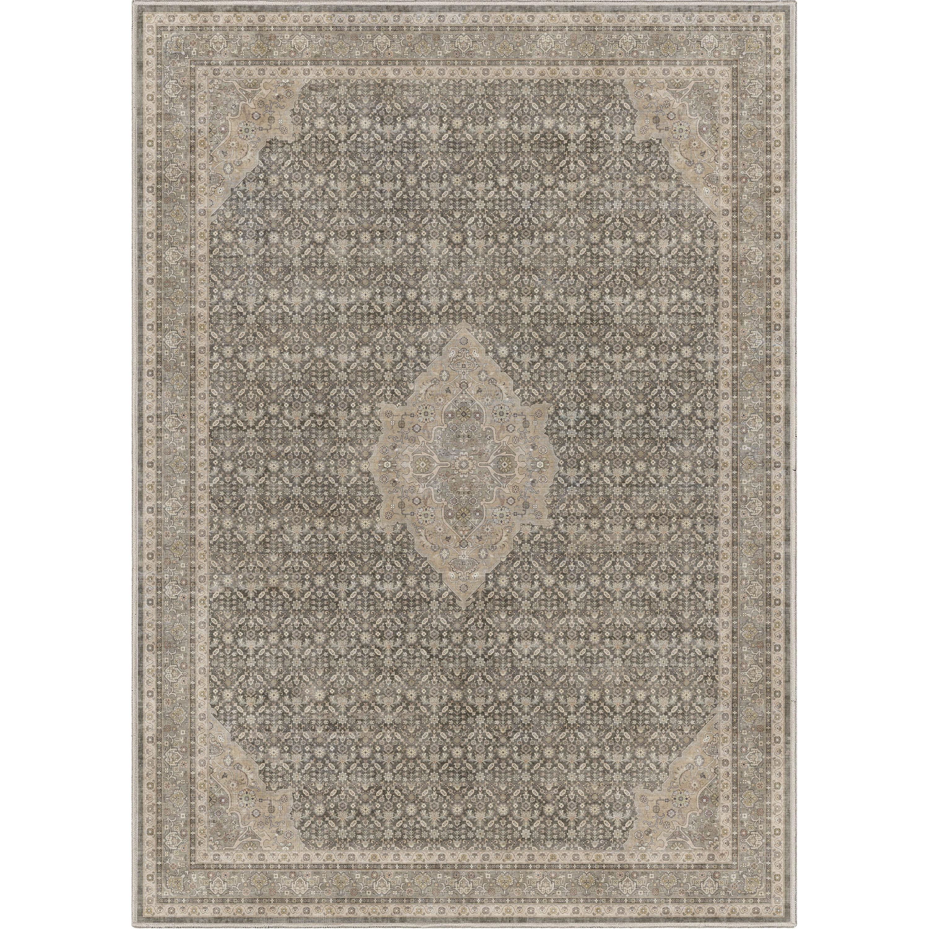 Asha Lilith Vintage Oriental Kilim Gray/Beige Rug