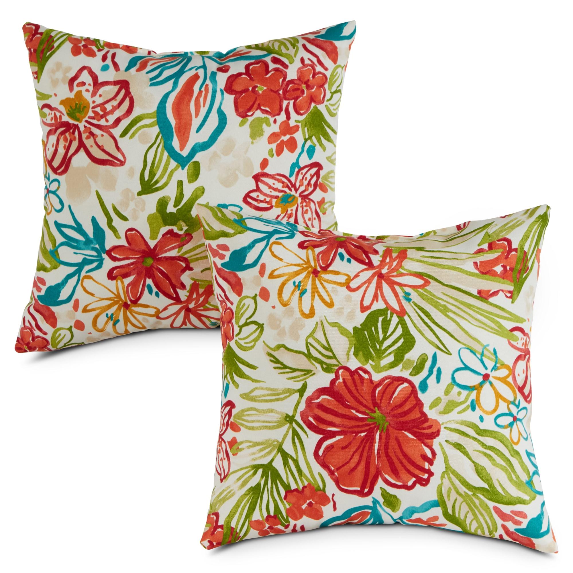 Indoor/Outdoor Reversible Throw Pillow