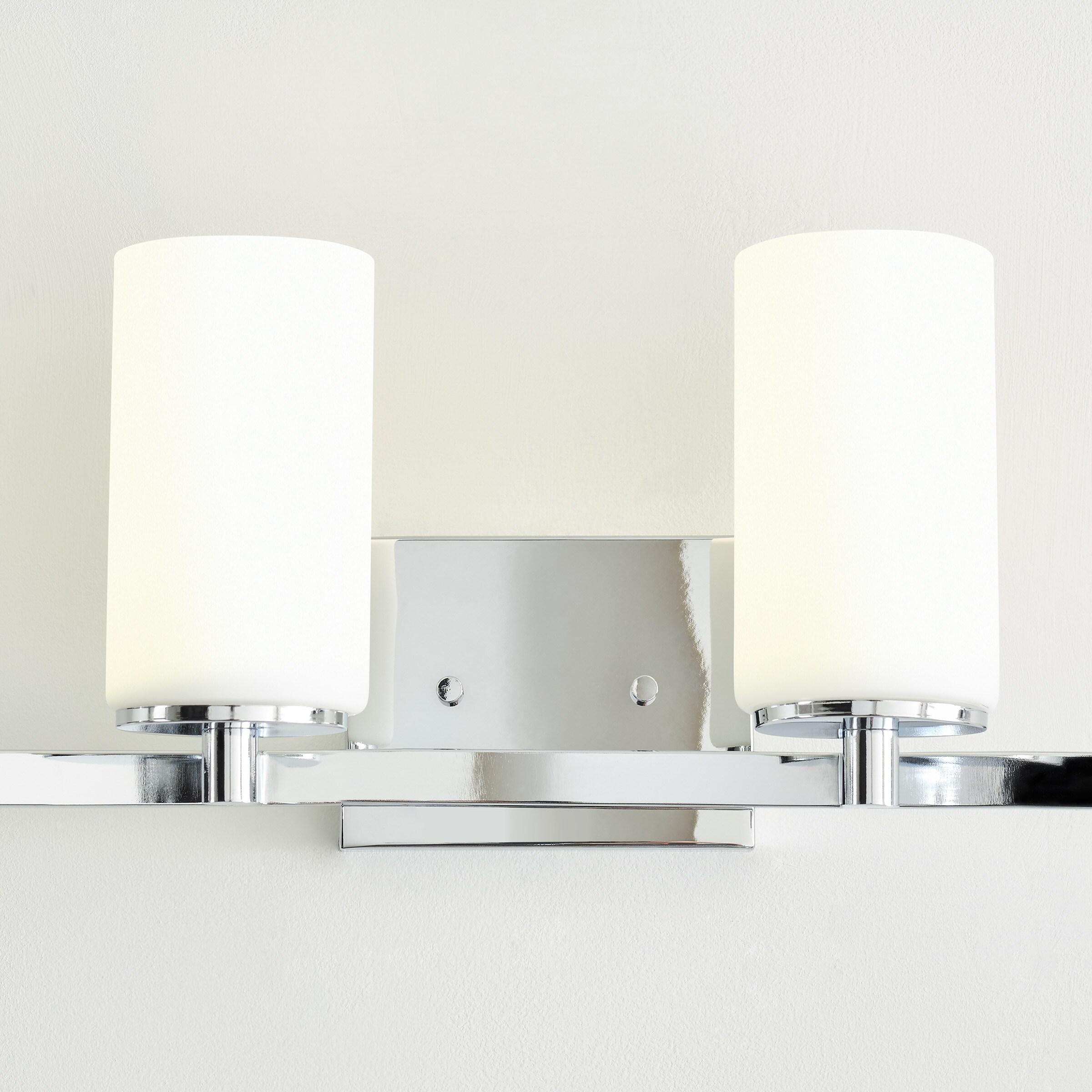 Sea Gull Lighting 4439104-05 Hettinger Four Light Wall/Bath Vanity Style Lights, Chrome Finish