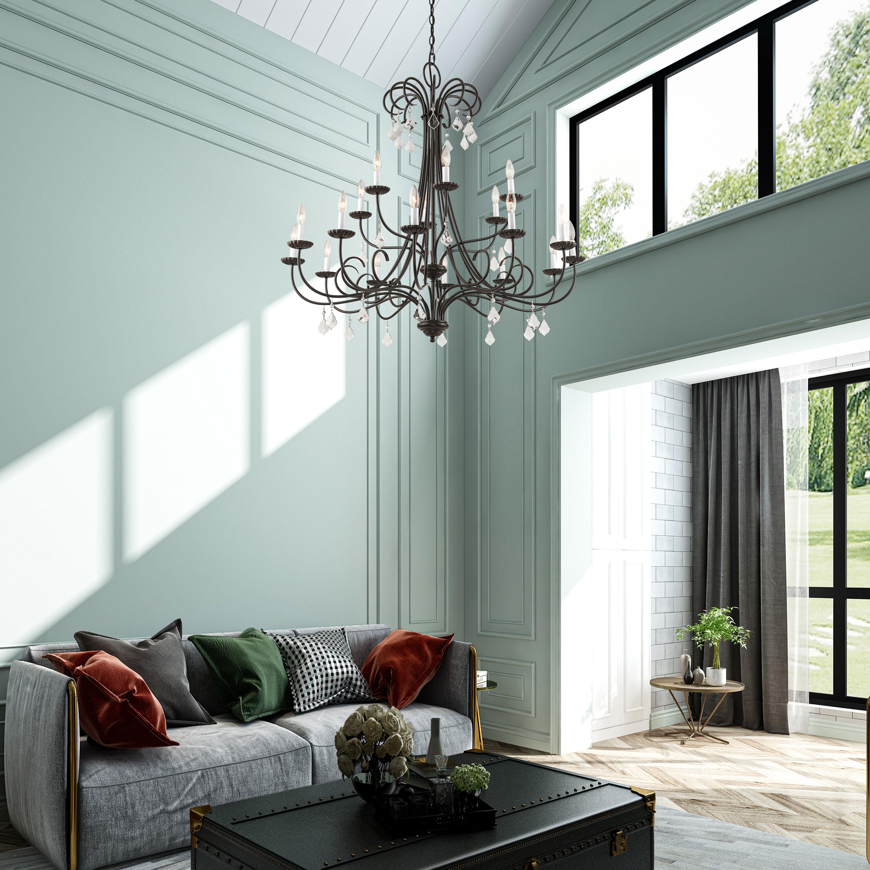 Livex Lighting Daphne 18 - Light Chandelier in  English Bronze