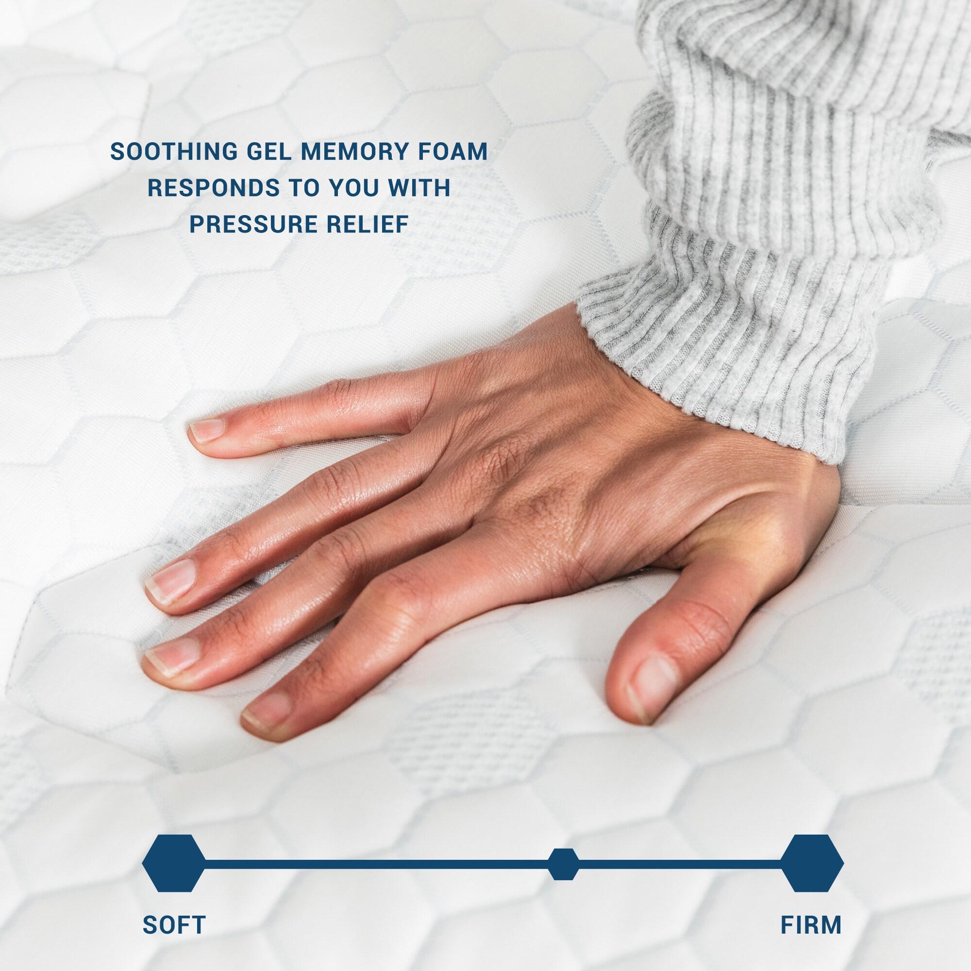 MOLECULE MOLECULE CopperWELL 13" Hybrid Cooling Gel Memory Foam and Encased Coil Medium Firm Mattress