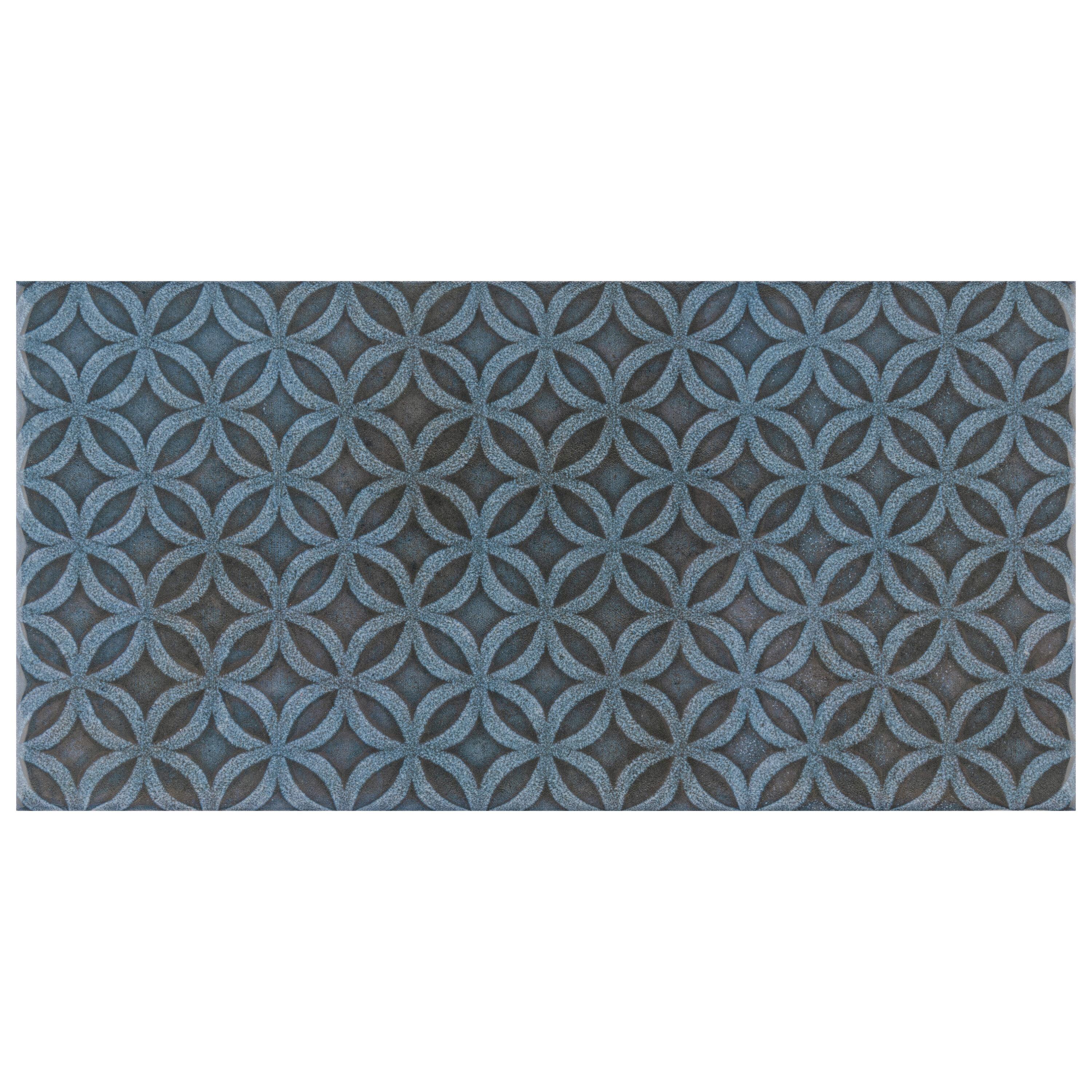 Merola Tile Camden 4" x 8" Ceramic Patterned Subway Wall Tile