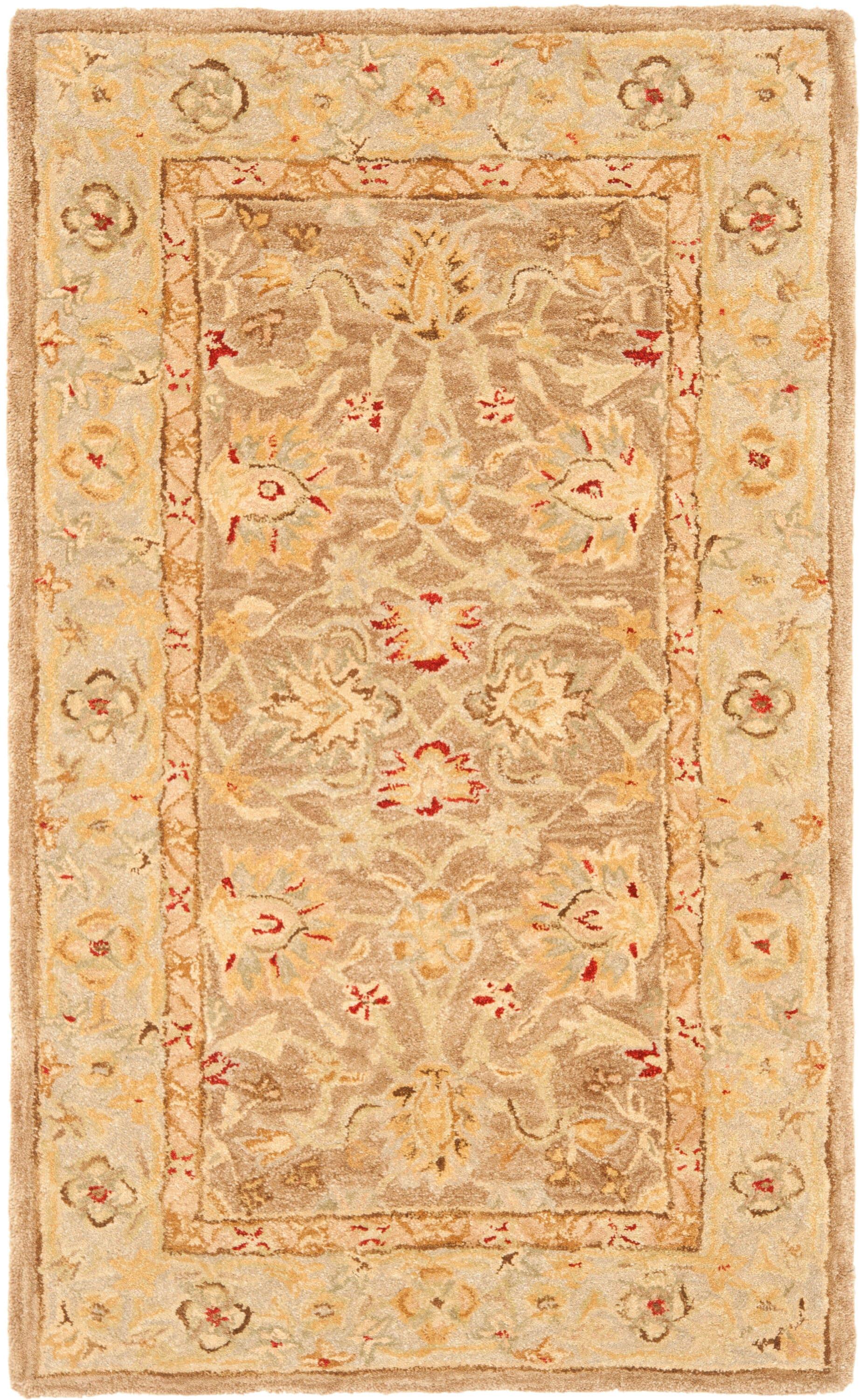 Anatolia AN522 Hand Tufted Indoor Accent Rug - Tan/Ivory - 3'x5' - Safavieh