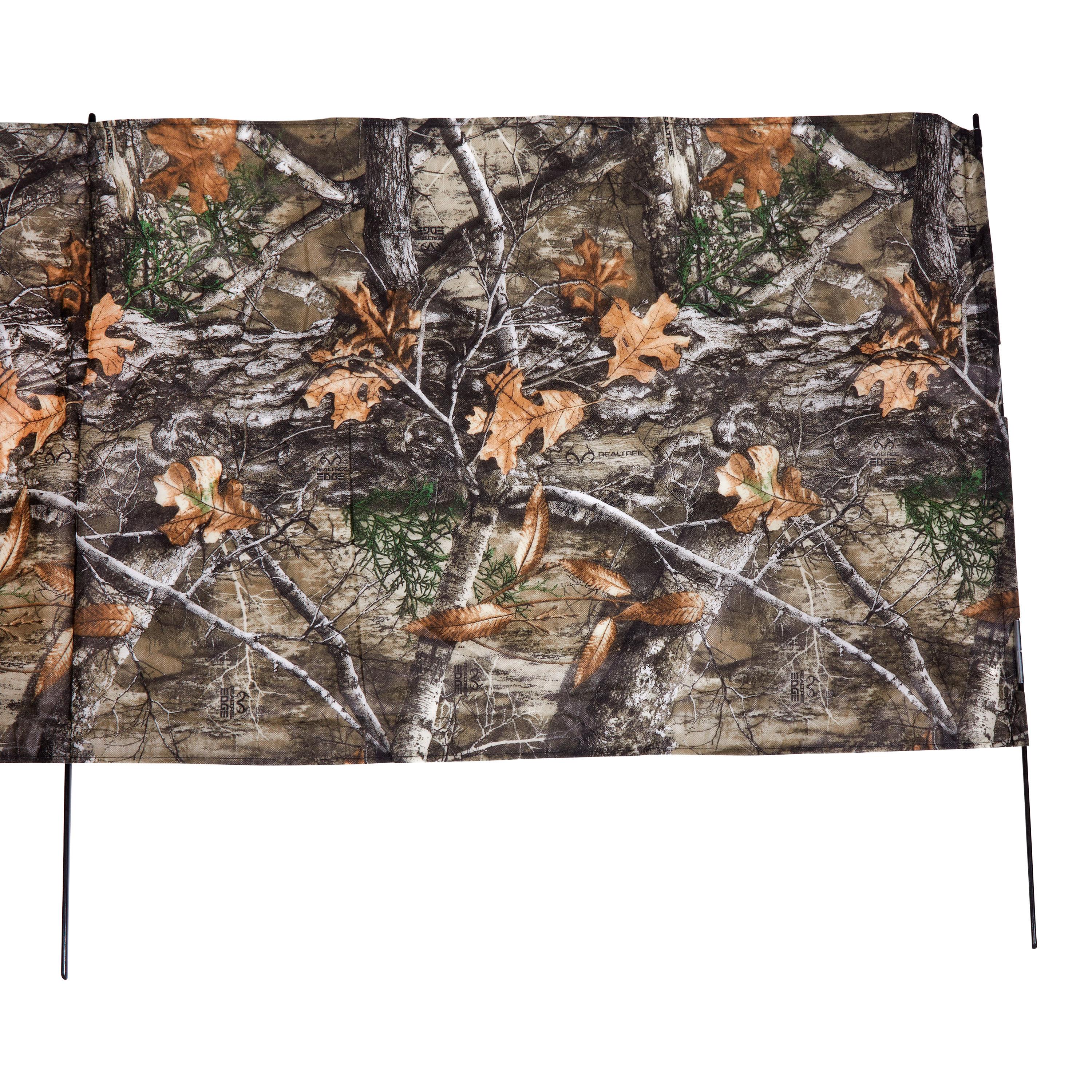Allen Company Portable Ground Blind for Turkey and Deer Hunting - Outdoor Shooting Gear - Comes with Stakes for Easy Set Up - Realtree Edge Camo - 10" L x 27" H