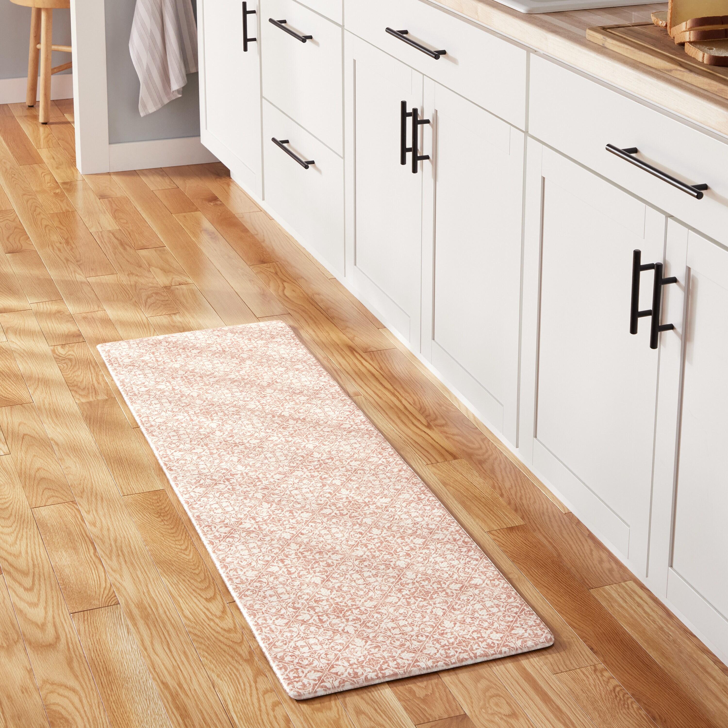 Town & Country Living TOWN & COUNTRY BASICS Comfort Plus Non-Slip Backing Vintage Medallion Tile Anti Fatigue Comfort Mat