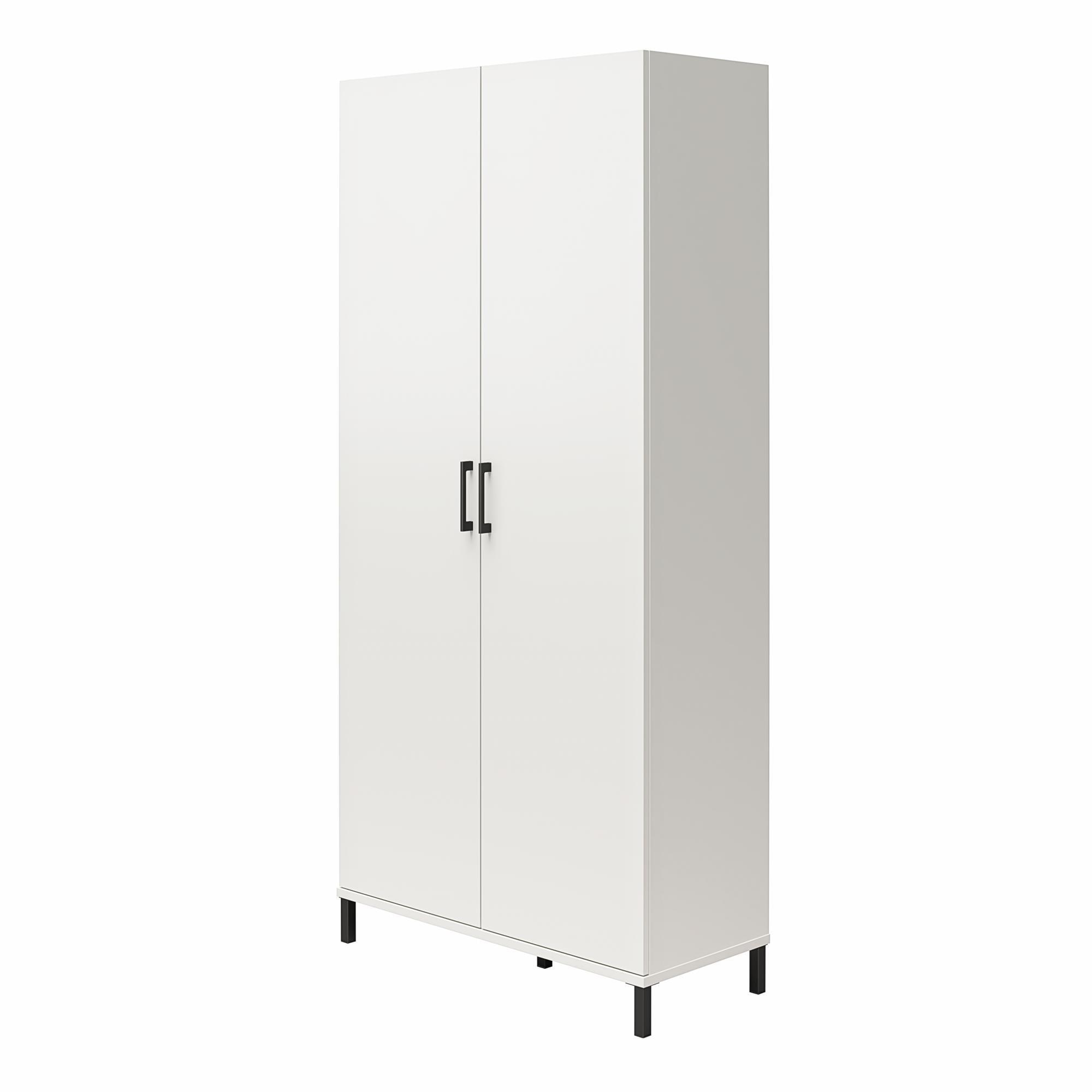 Versa 36" Wide 2 Door Storage Cabinet, White