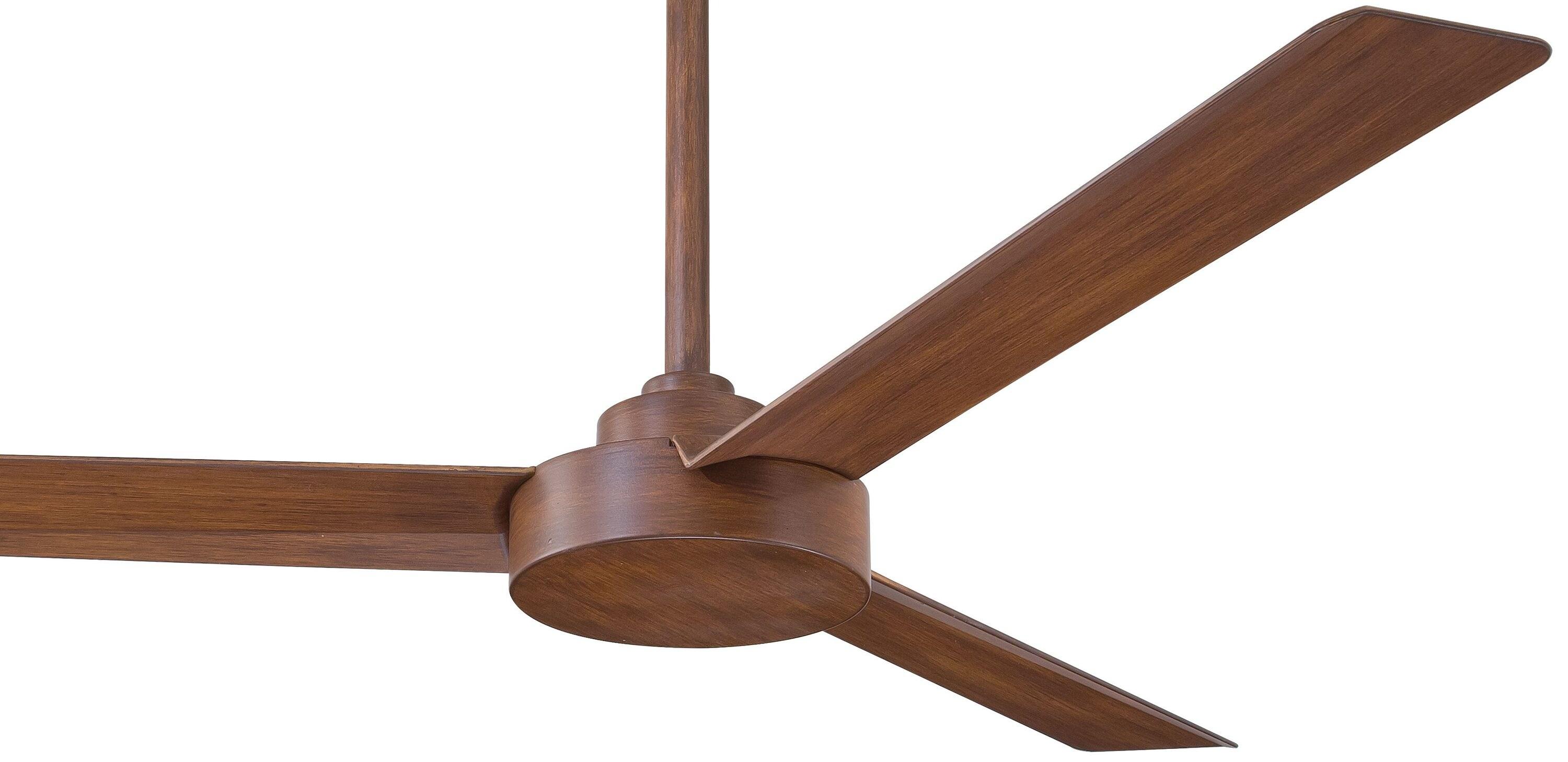 52" Roto 3 - Blade Propeller Ceiling Fan with Wall Control