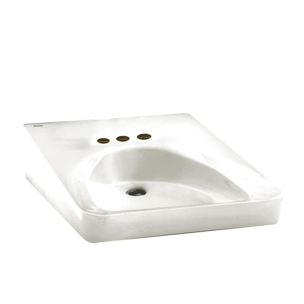 American Standard Wheelchair 20'' Vitreous China Rectangular Bathroom Sink with Overflow