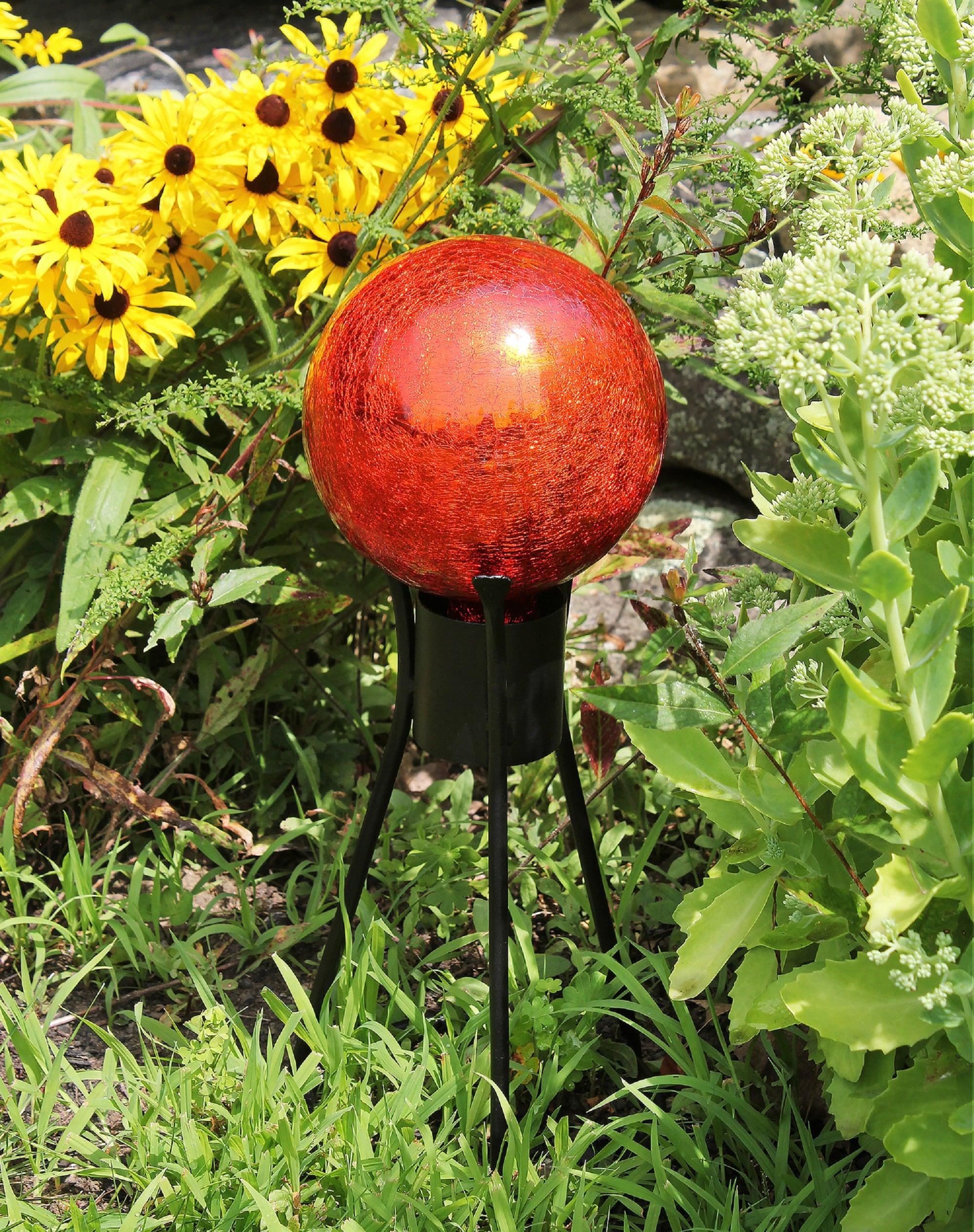 Madore Glass Abstract Gazing Ball