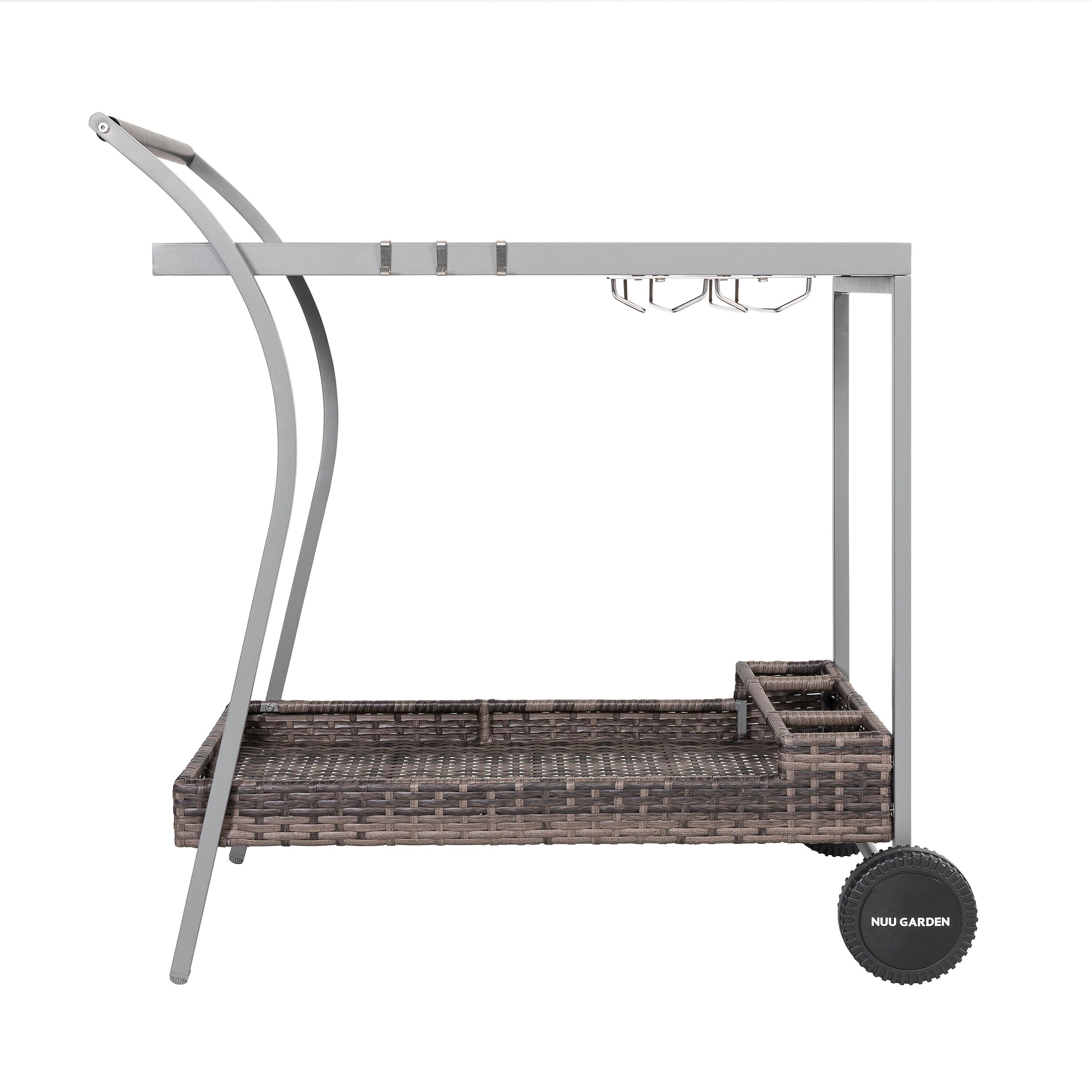 NUU GARDEN Metal Bar Cart