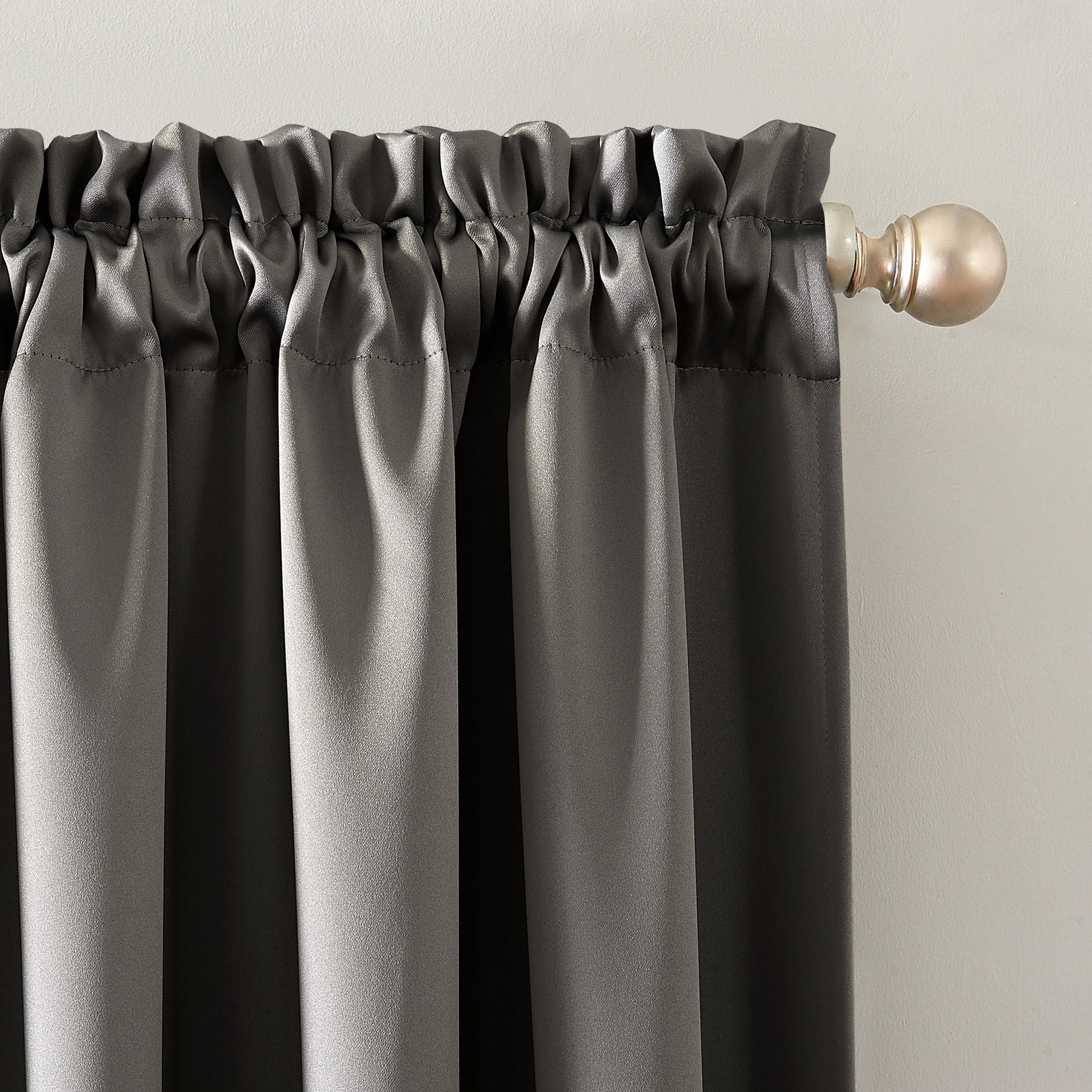 Sun Zero Oslo Theater Grade Extreme 100% Blackout Rod Pocket Curtain Panel