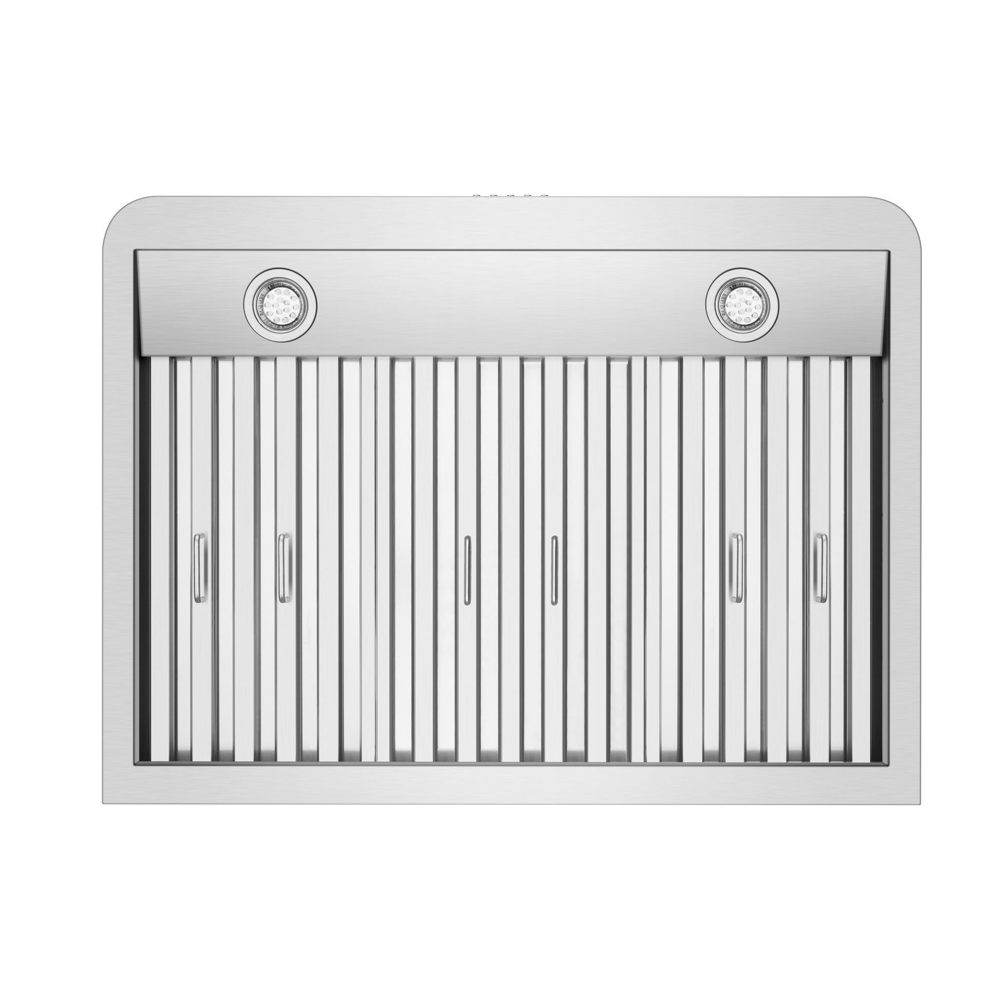 Empava 30" Metal 500 CFM Ducted (Vented) Wall Range Hood with Baffle Filter