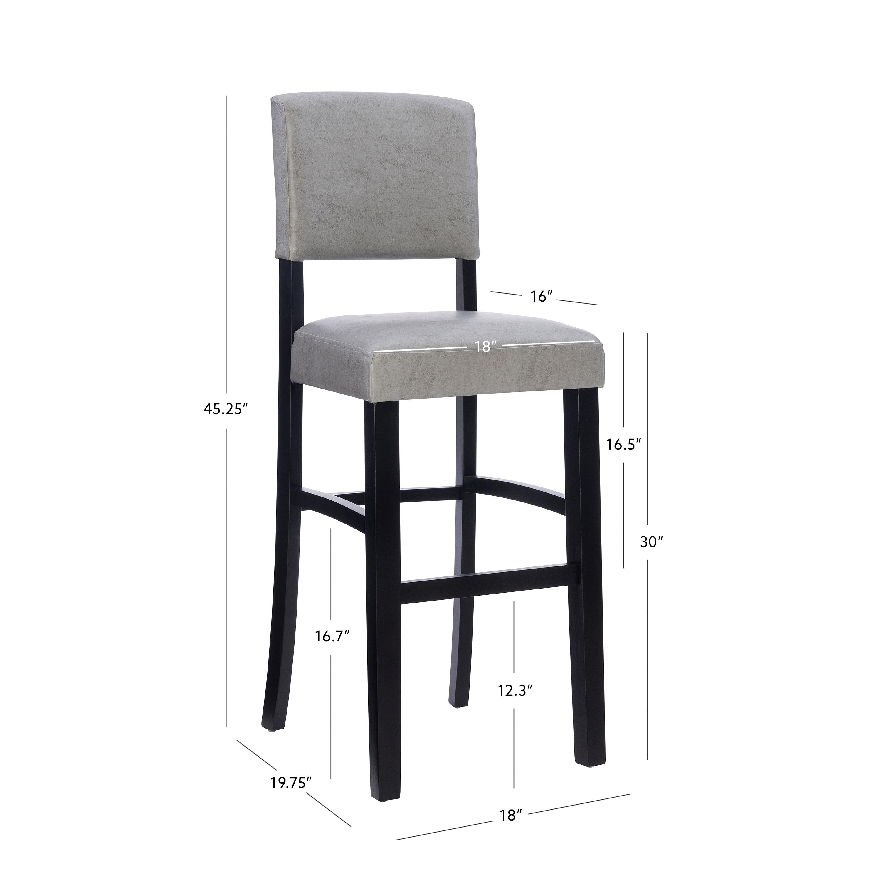 Monaco Upholstered Counter/Bar Stool
