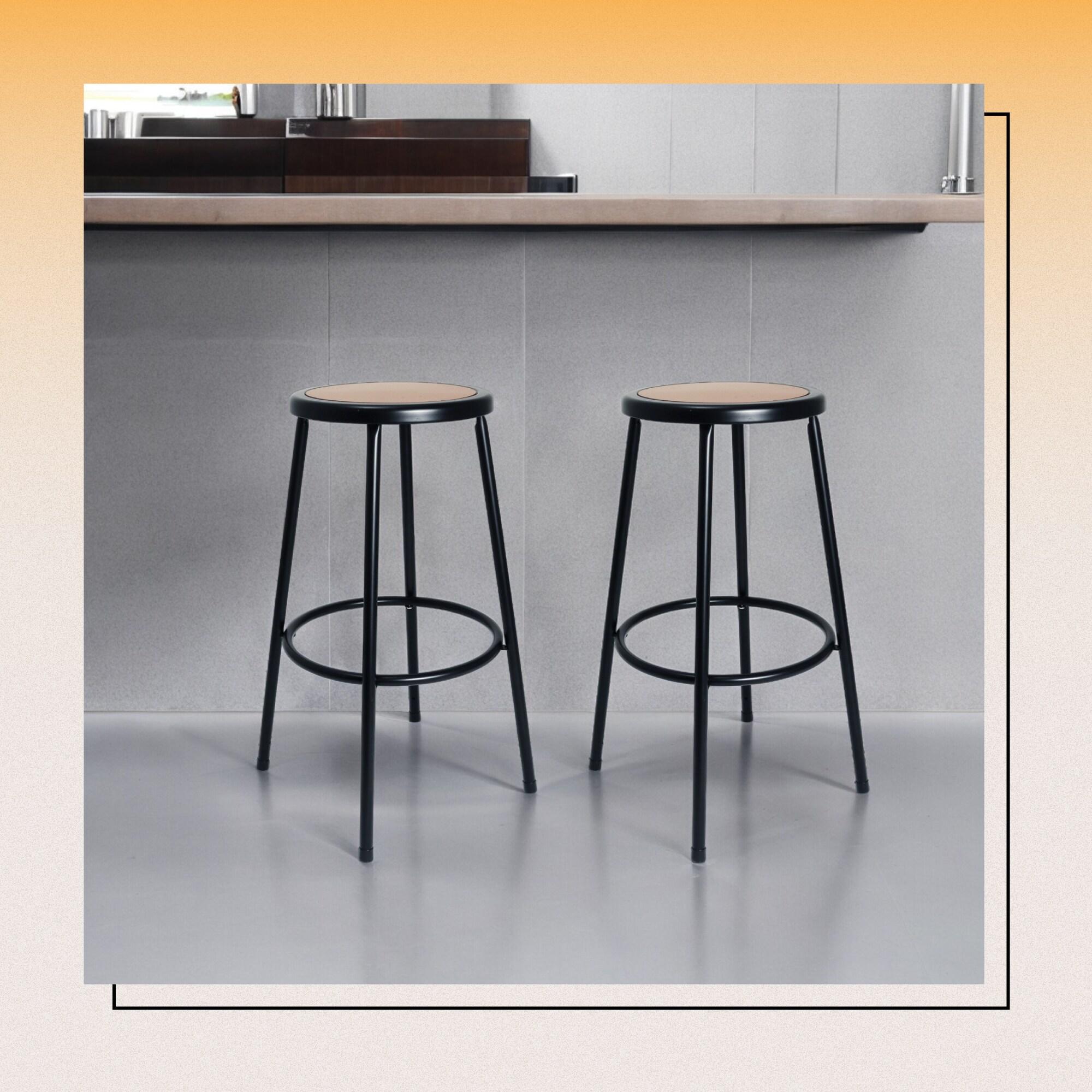 Hampden Furnishings Felix Steel Stool, Assembly Ready