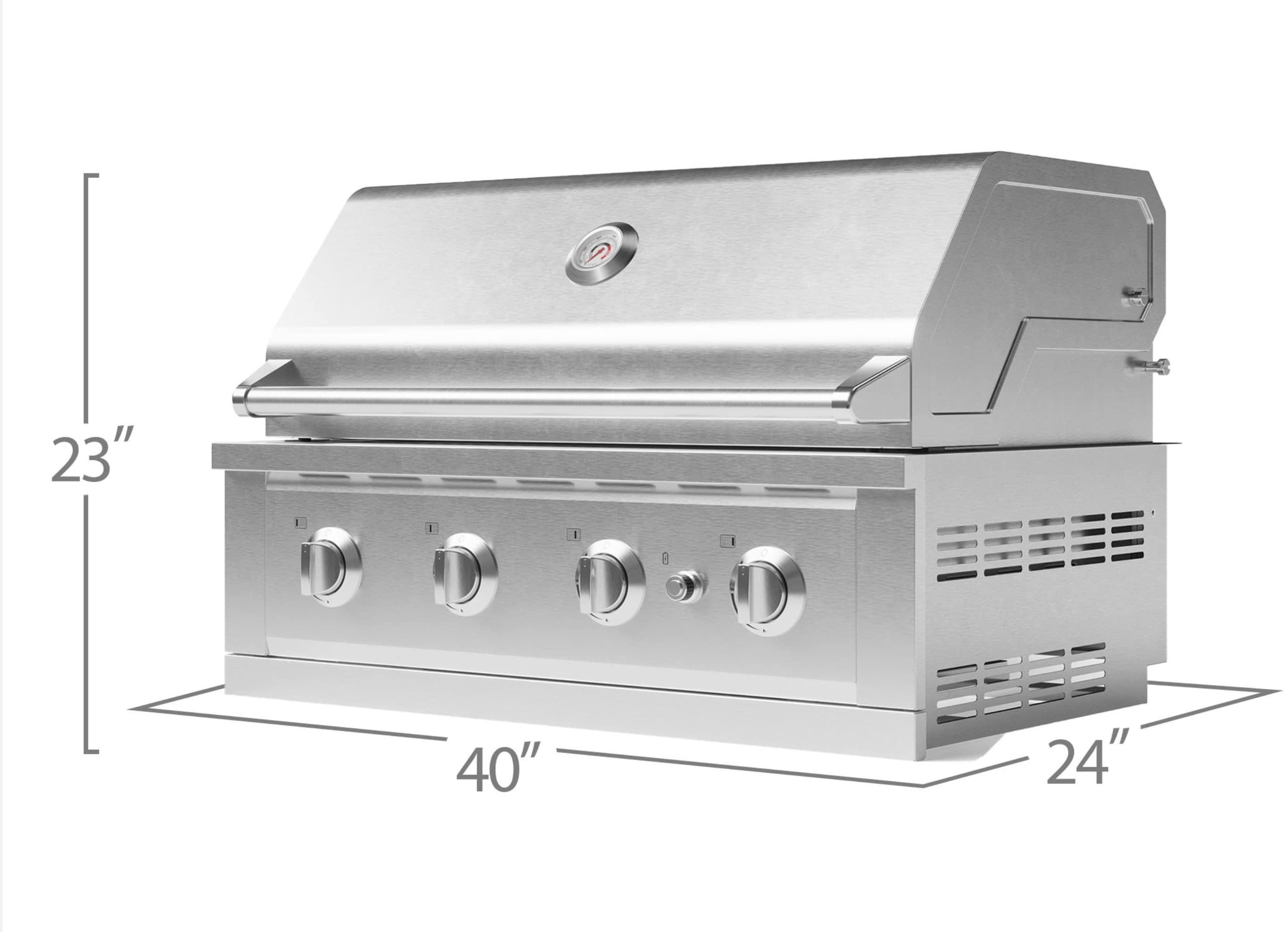 Outdoor Kitchen Performance Grill in Stainless Steel